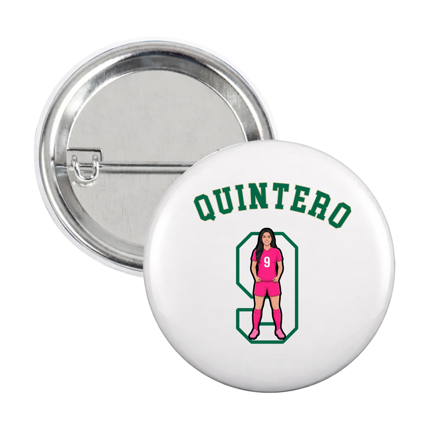 Game Day Button — Shirsey Arch in White