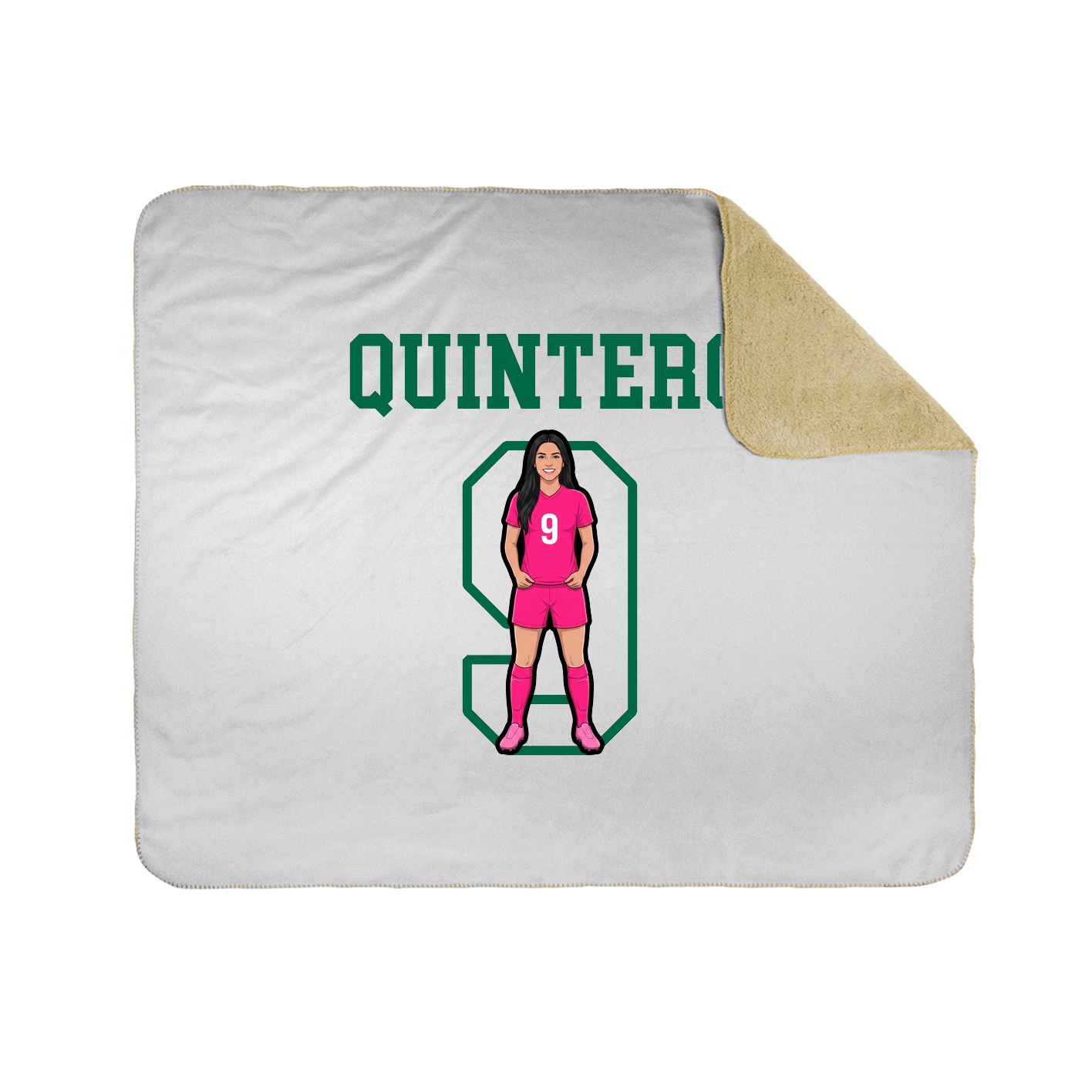Throw Blanket — Shirsey in White