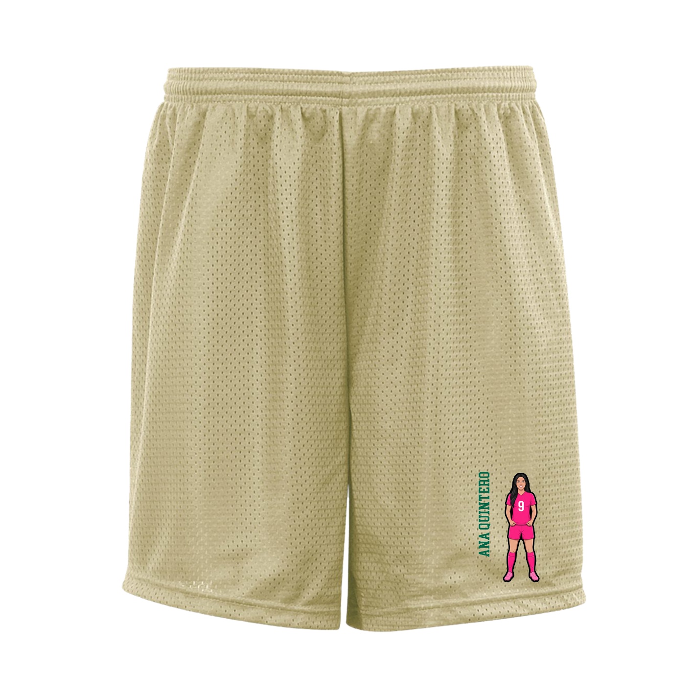 Shorts — Name Vertical in Vegas Gold