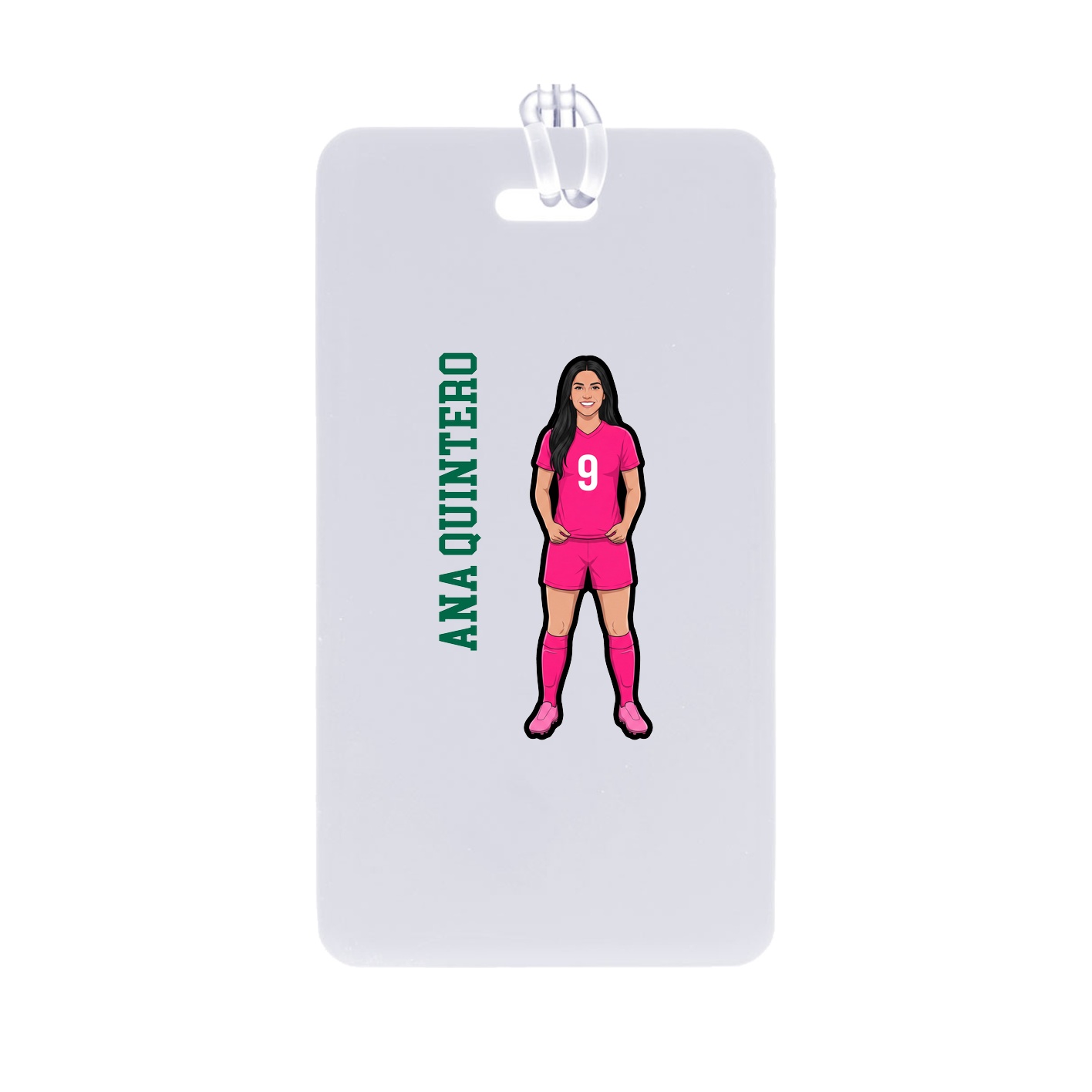 Bag Tag — Name Vertical in Classic