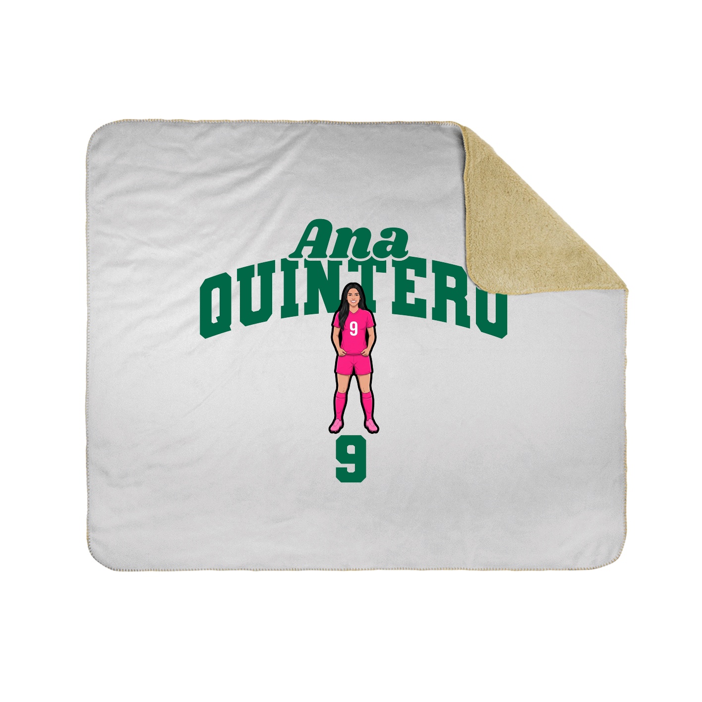 Throw Blanket — Signature Arch in White