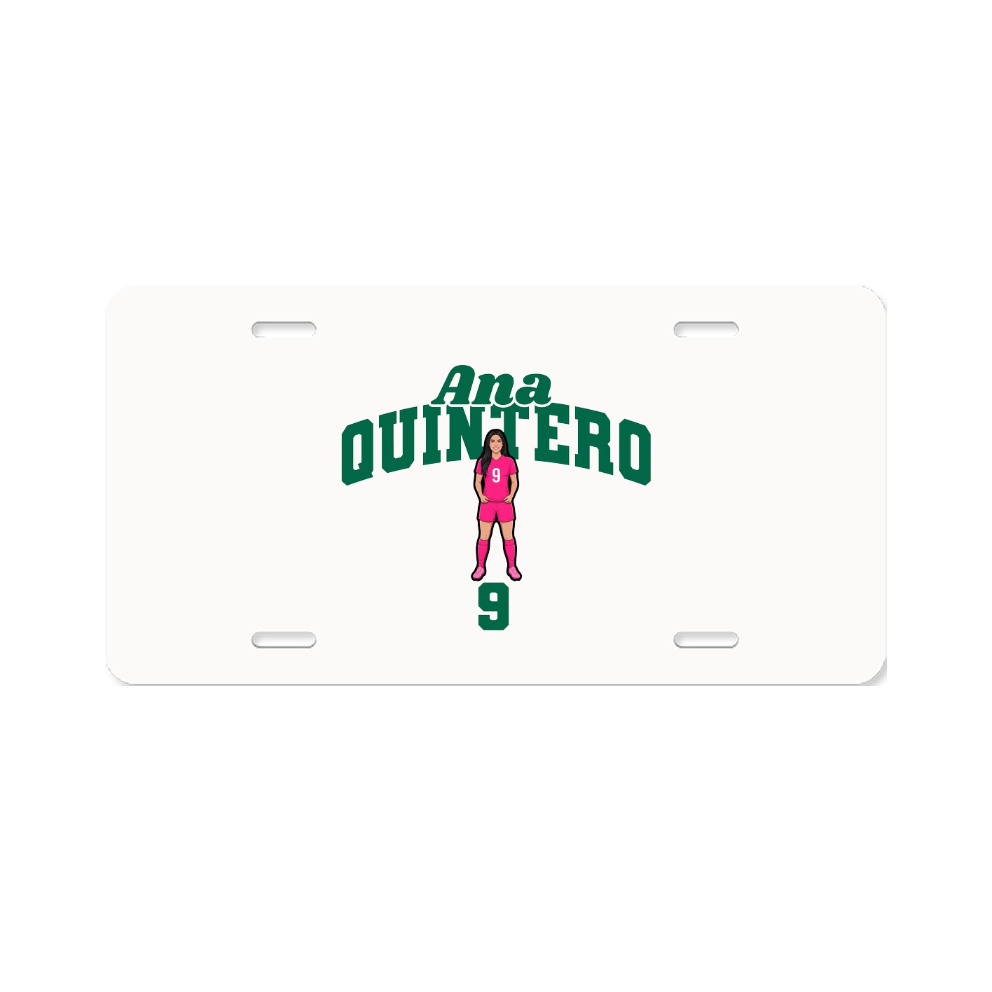 License Plate — Signature Arch in Classic