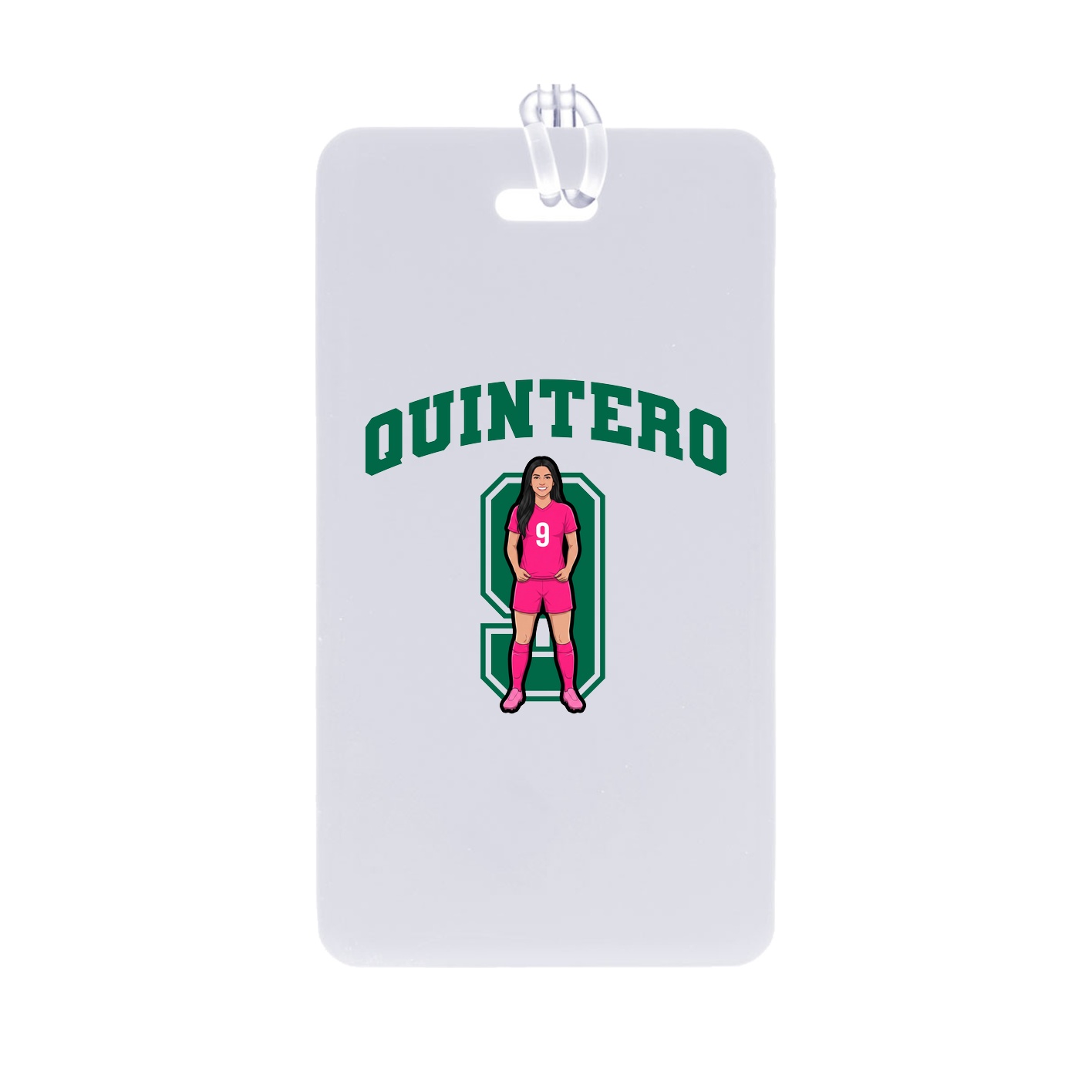 Bag Tag — Number in Classic