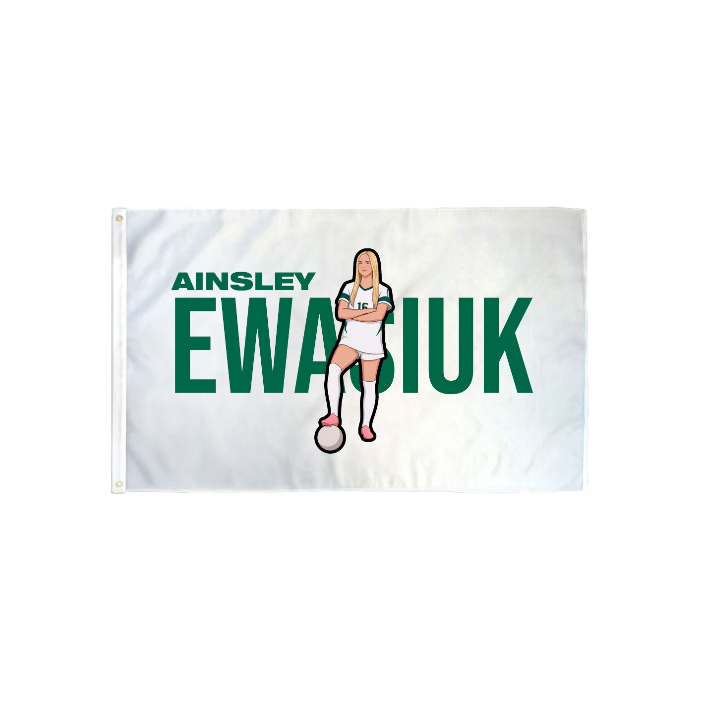 3x5 Flag — Player Name in Classic