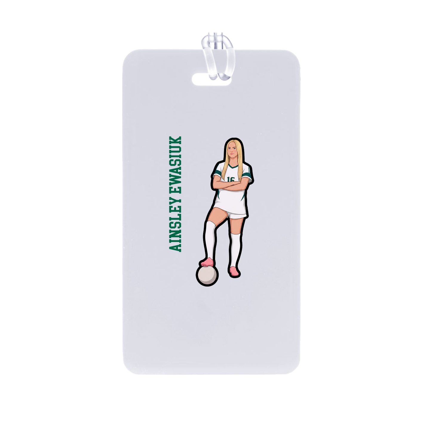 Bag Tag — Name Vertical in Classic