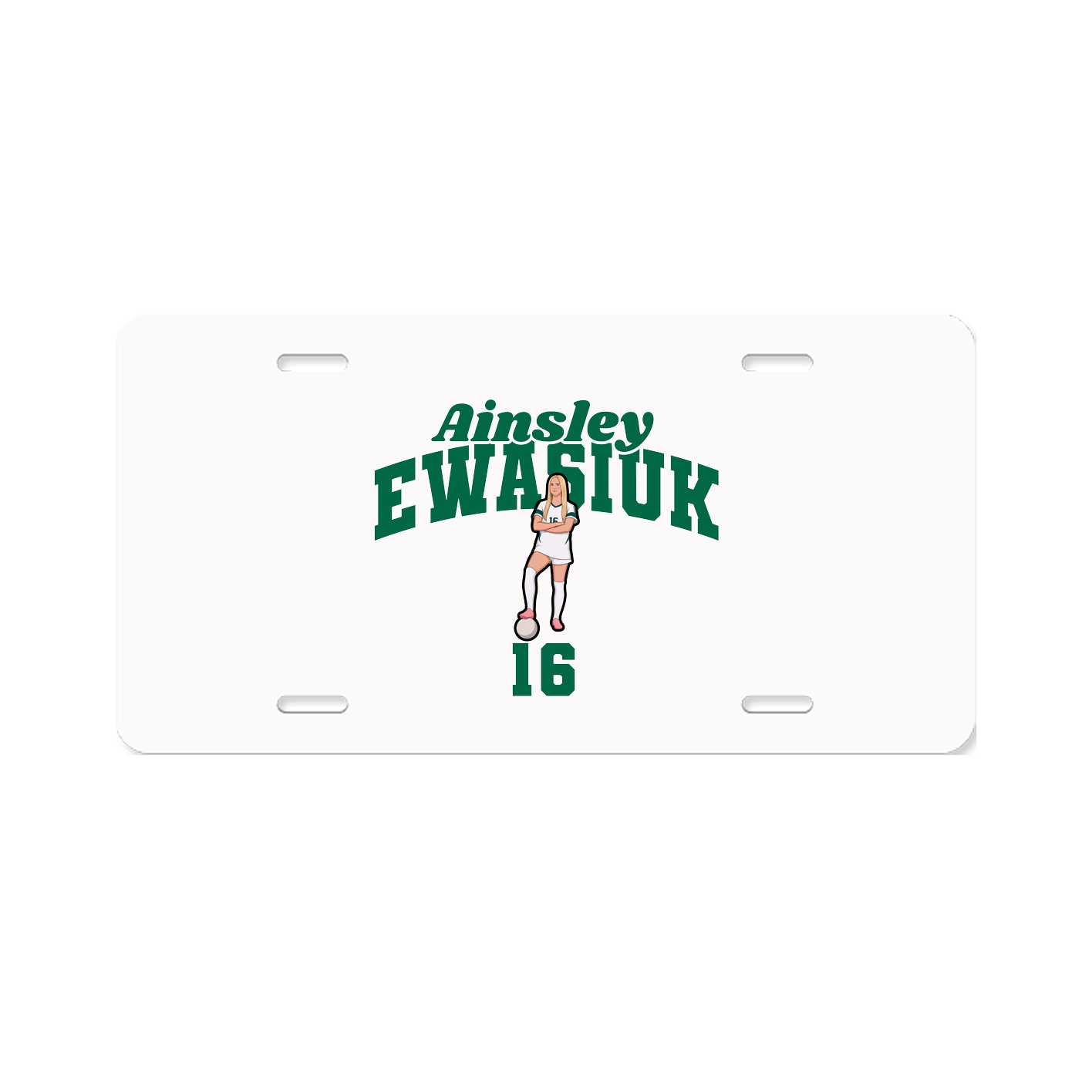 License Plate — Signature Arch in Classic
