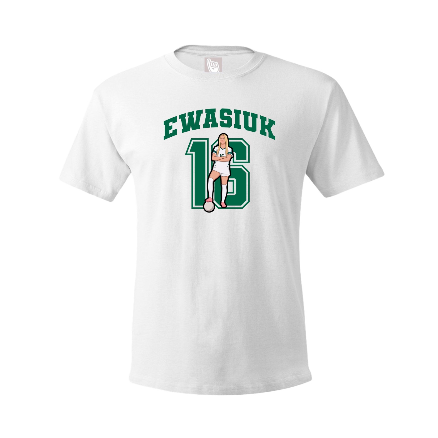 Tee — Number in White