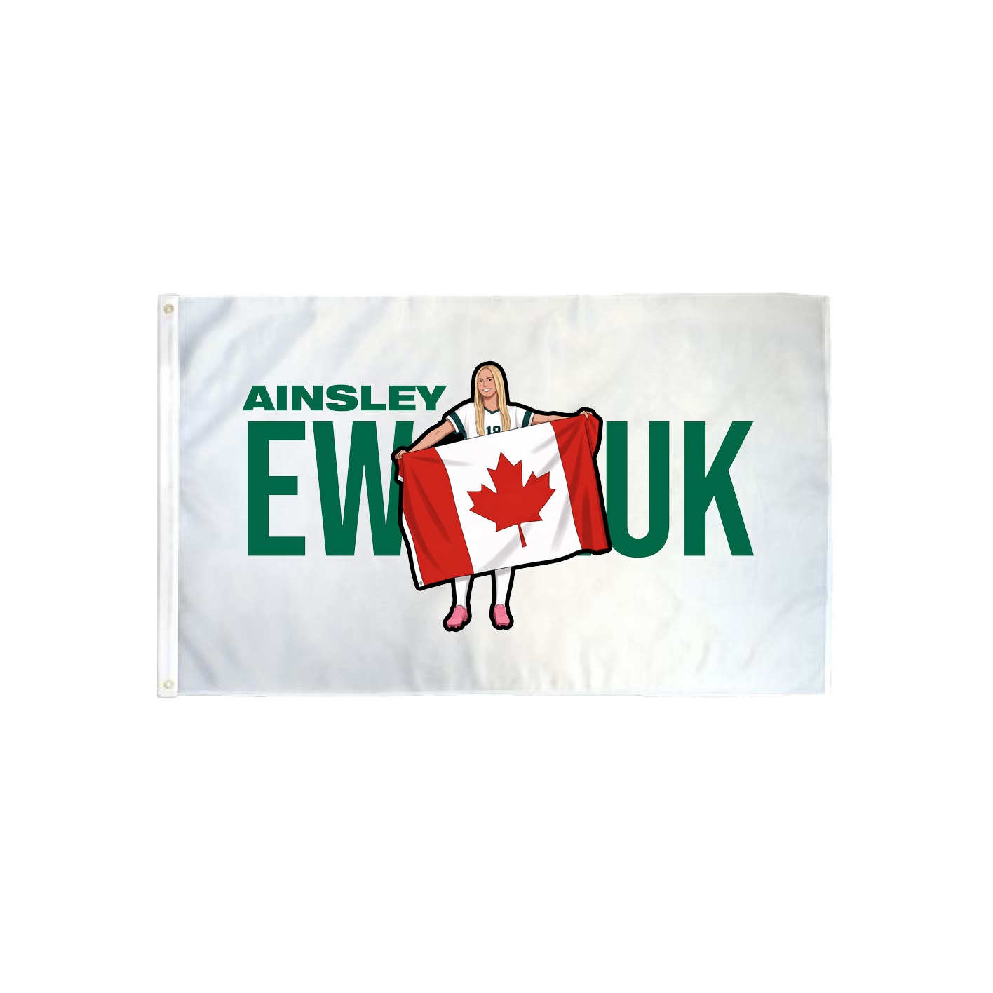 3x5 Flag — Player Name in Classic
