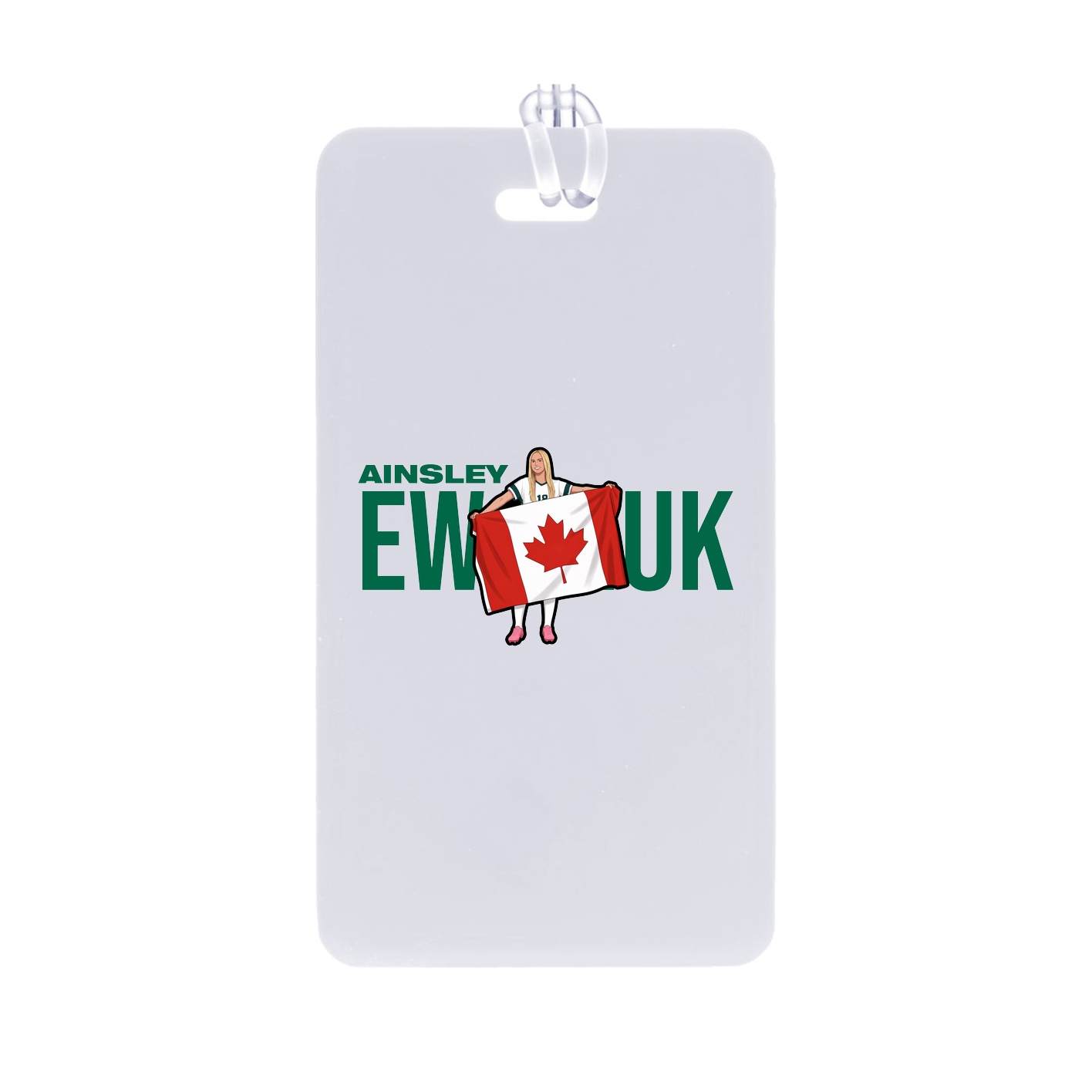 Bag Tag — Player Name in Classic