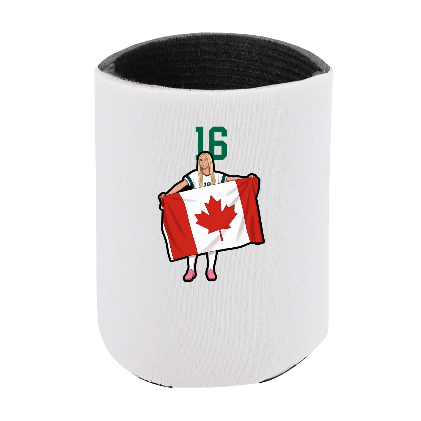 Can Holder — Number Top in White