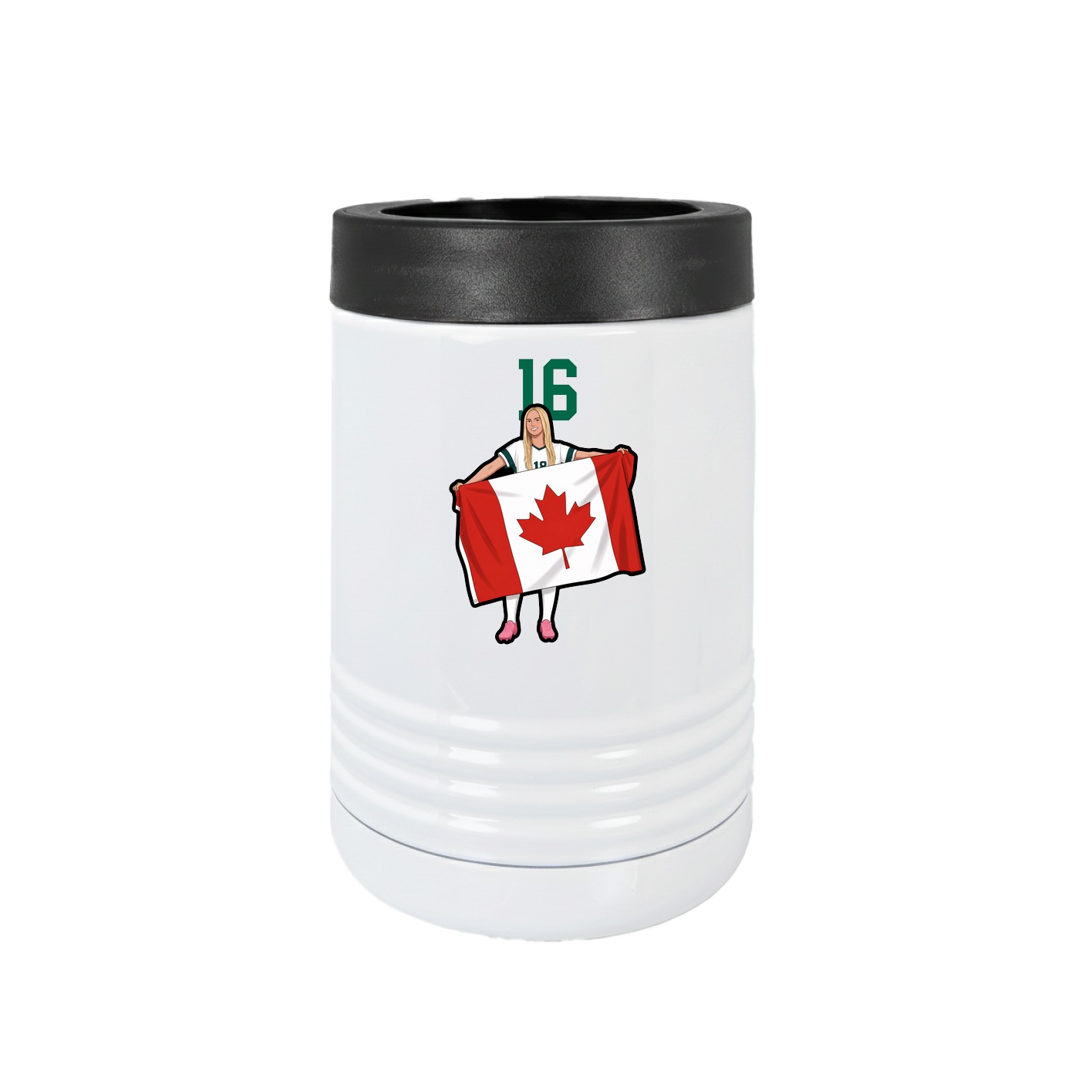 Beverage Holder — Number Top in White
