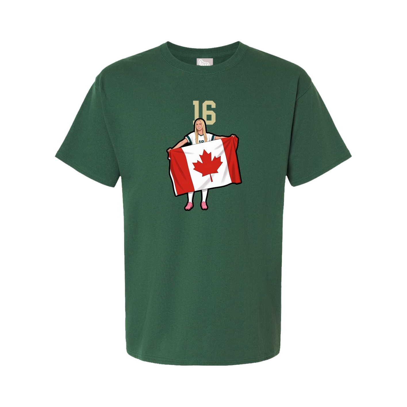 Tee — Number Top in Green