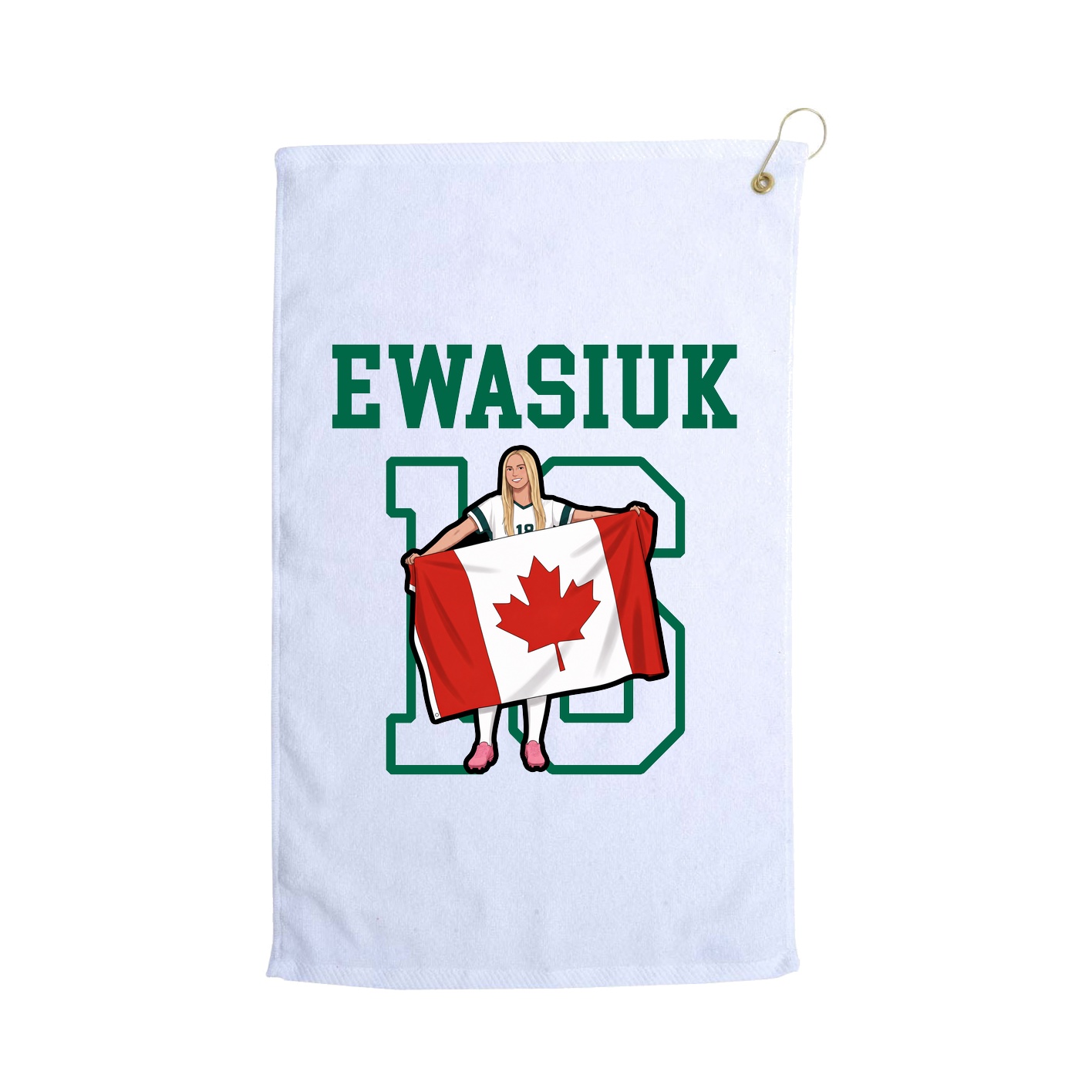 Golf Towel — Shirsey in White