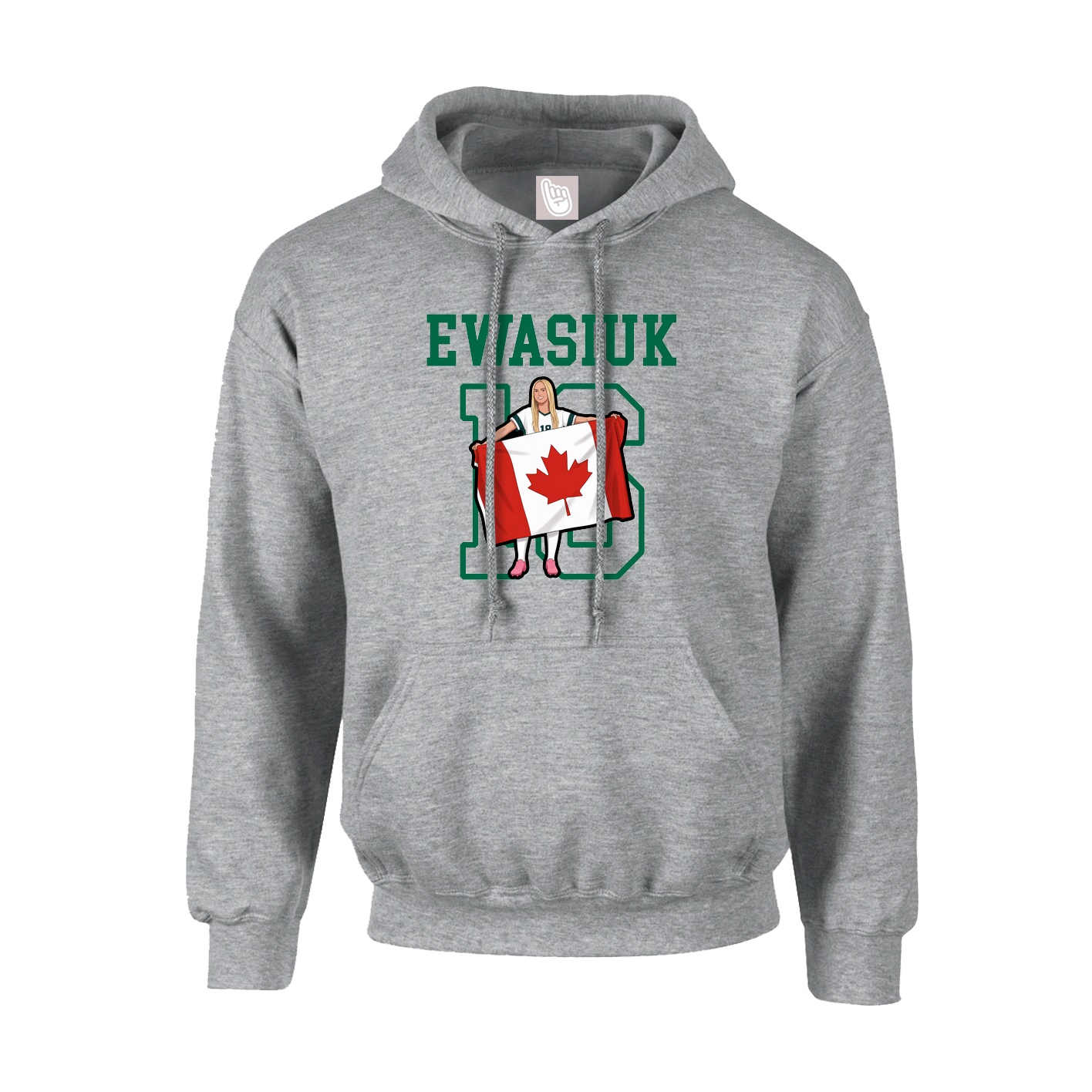 Hoodie — Shirsey in Grey