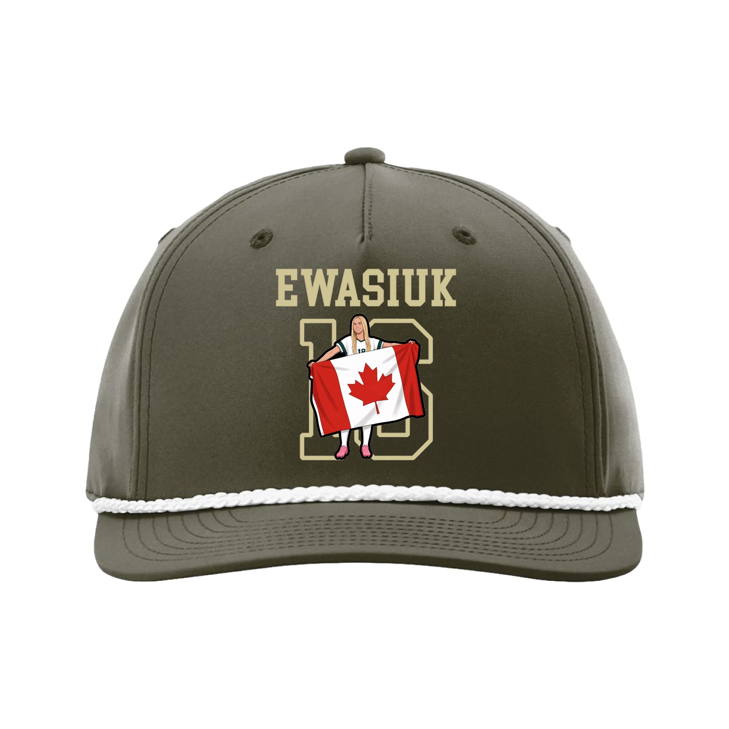 Five-Panel Classic Rope Cap — Shirsey in Green