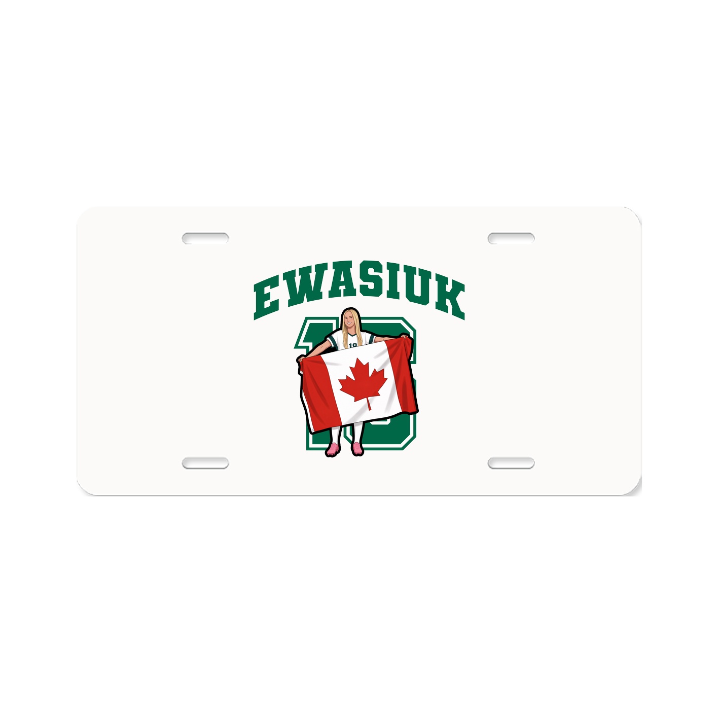 License Plate — Number in Classic