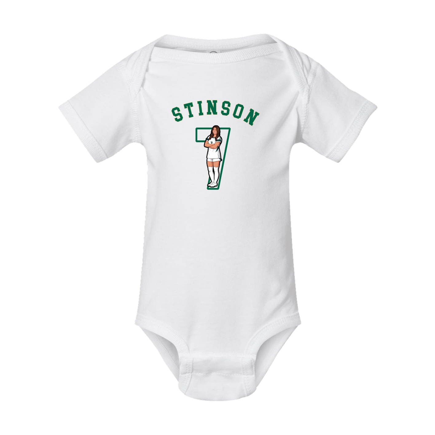 Baby Onesie — Shirsey Arch in White