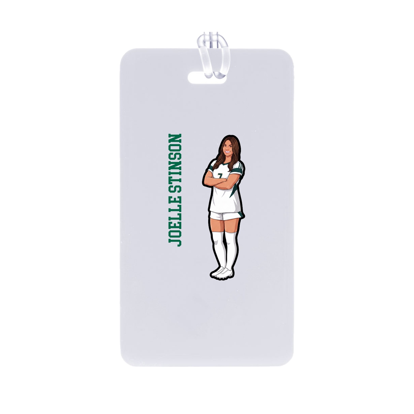 Bag Tag — Name Vertical in Classic