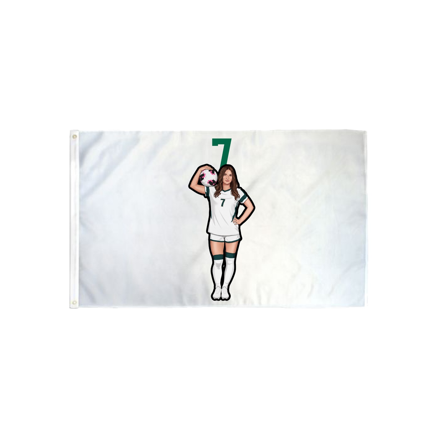 3x5 Flag — Number Top in Classic