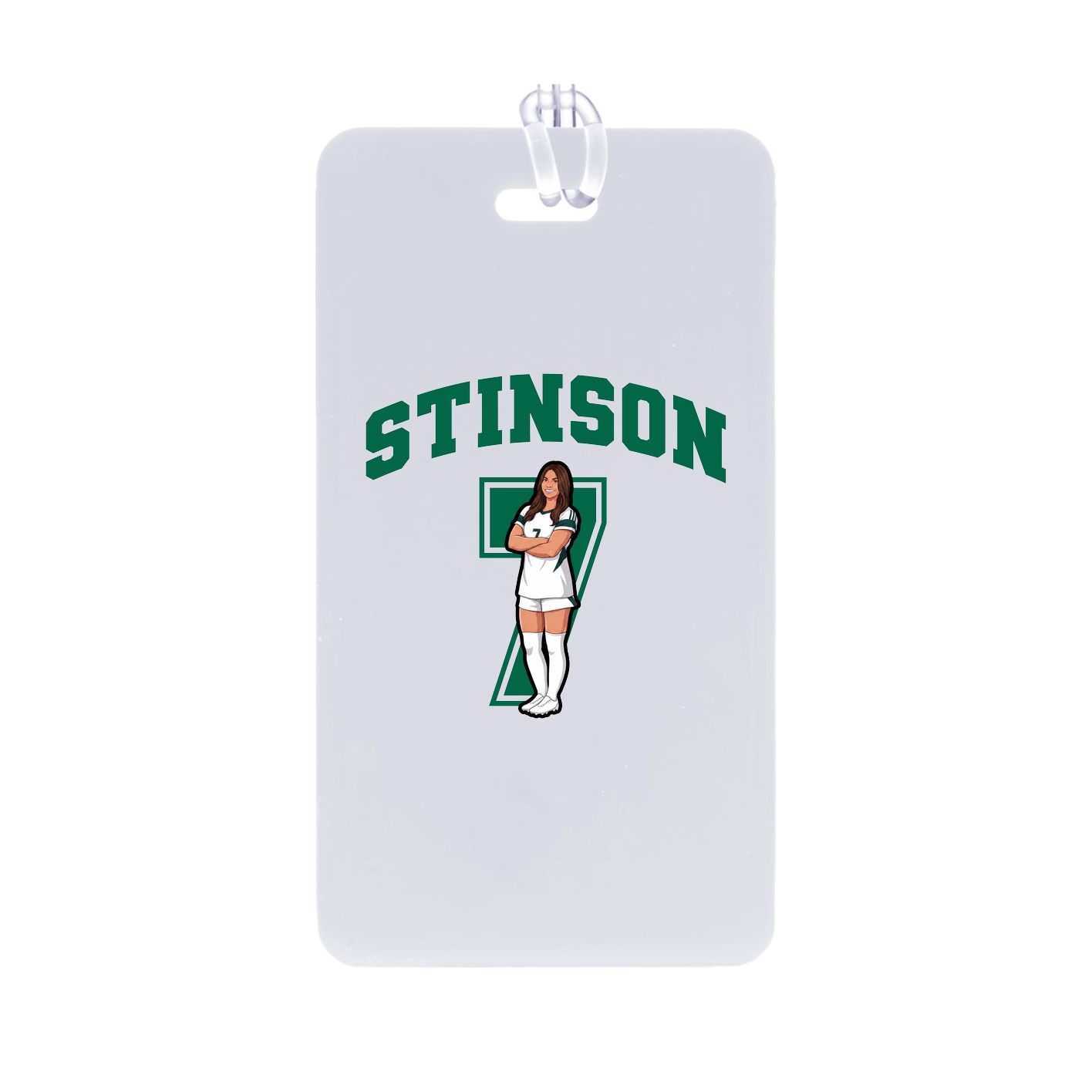 Bag Tag — Number in Classic