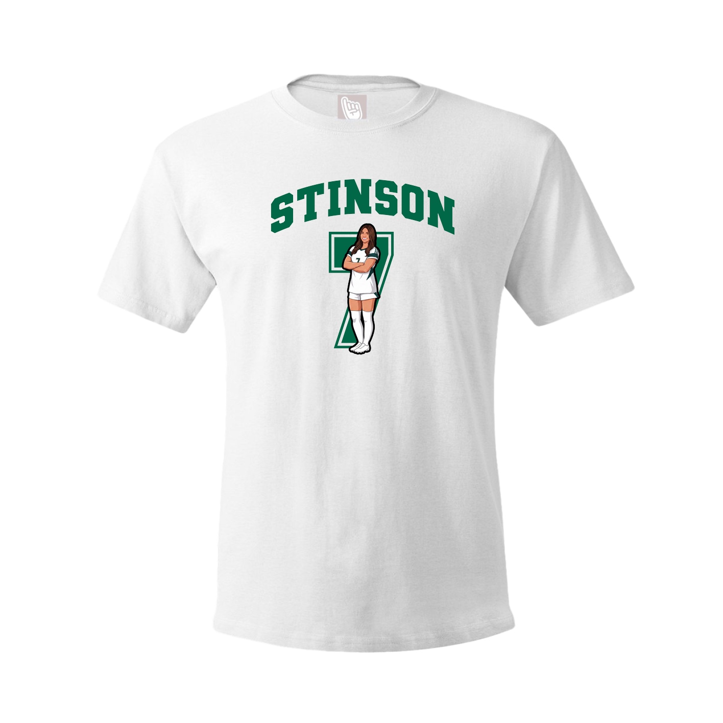 Tee — Number in White