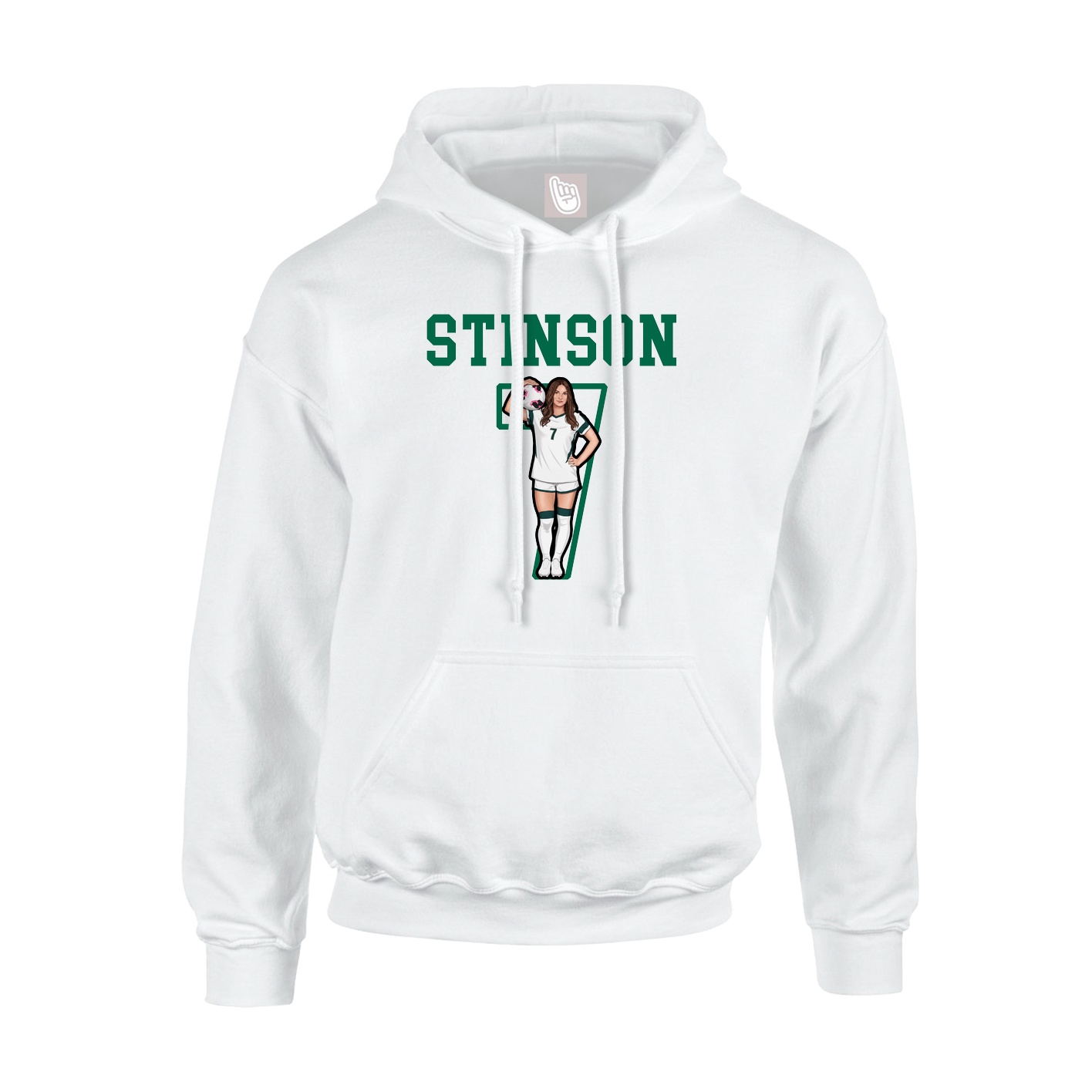 Youth Hoodie — Shirsey in White