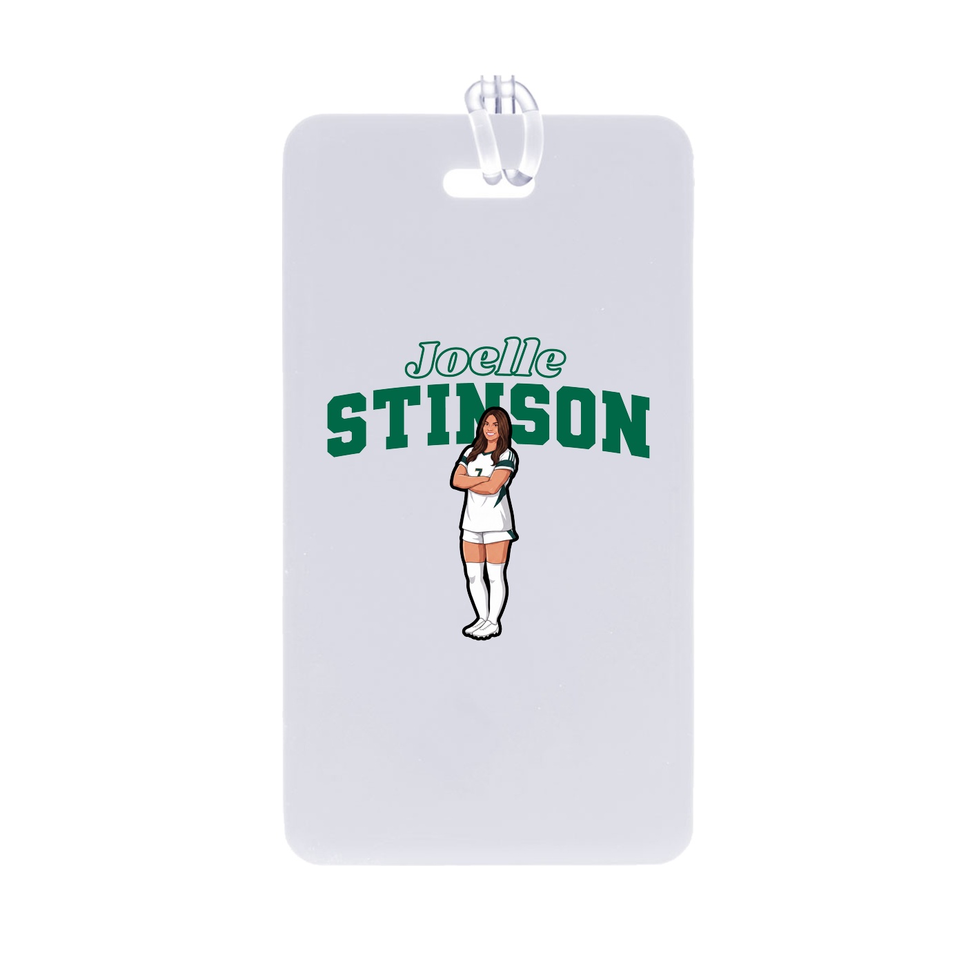 Bag Tag — Name Arch in Classic
