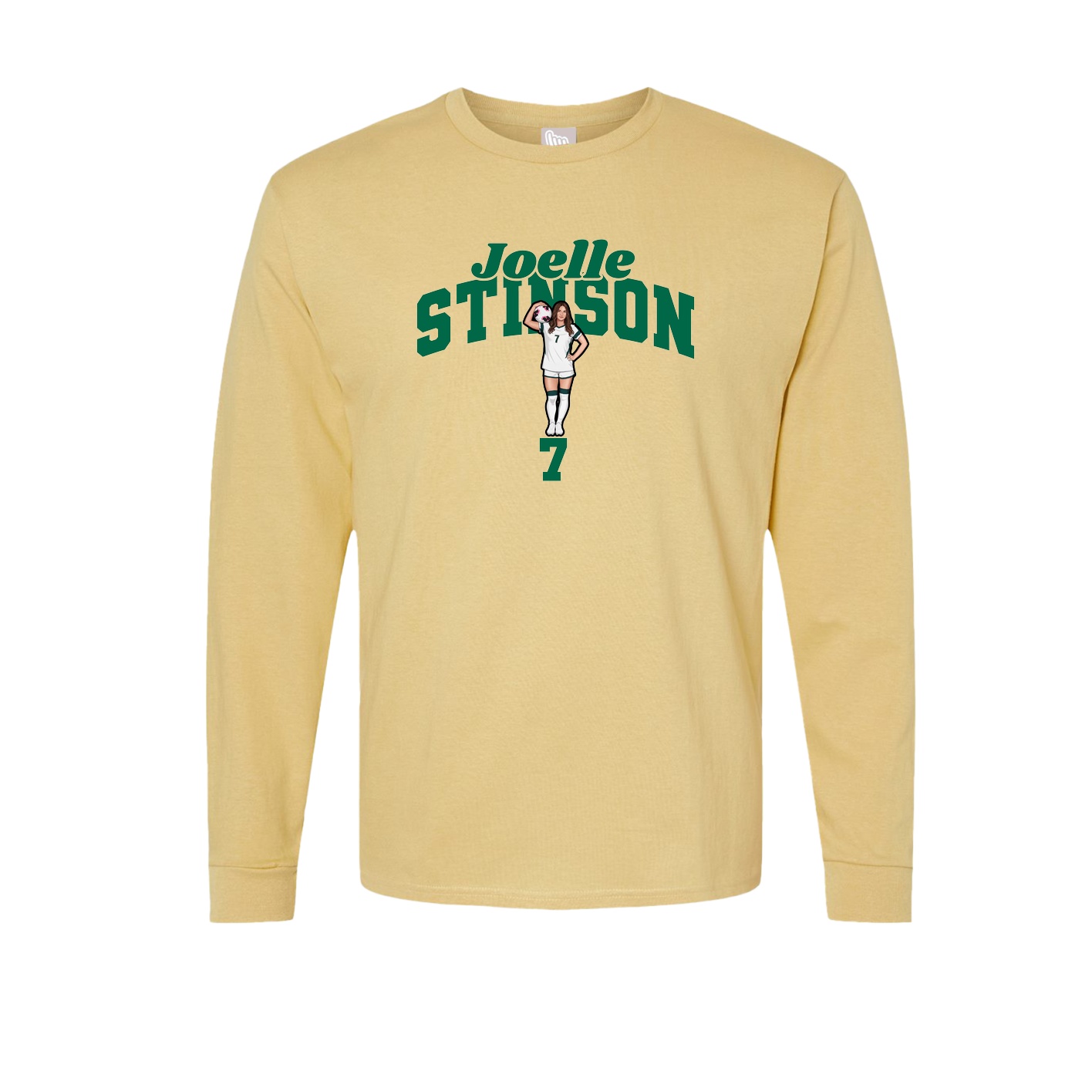 Long Sleeve Tee — Signature Arch in Vegas Gold