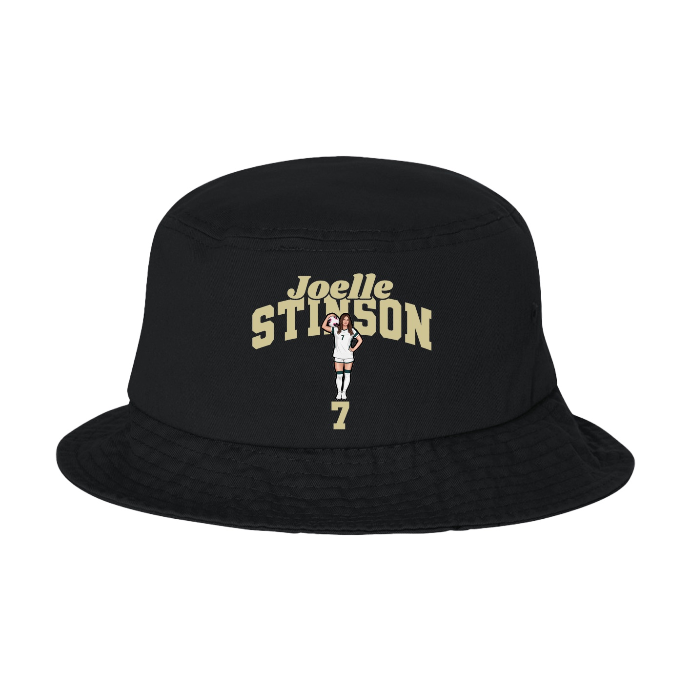 Bucket Cap — Signature Arch in Black