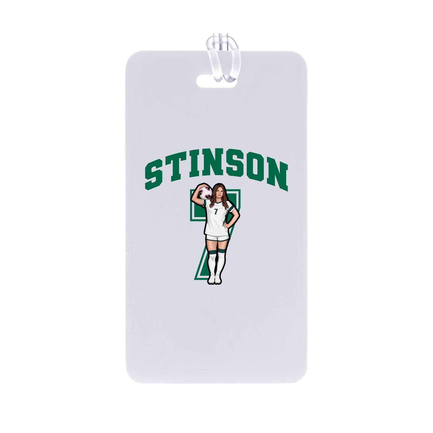 Bag Tag — Number in Classic