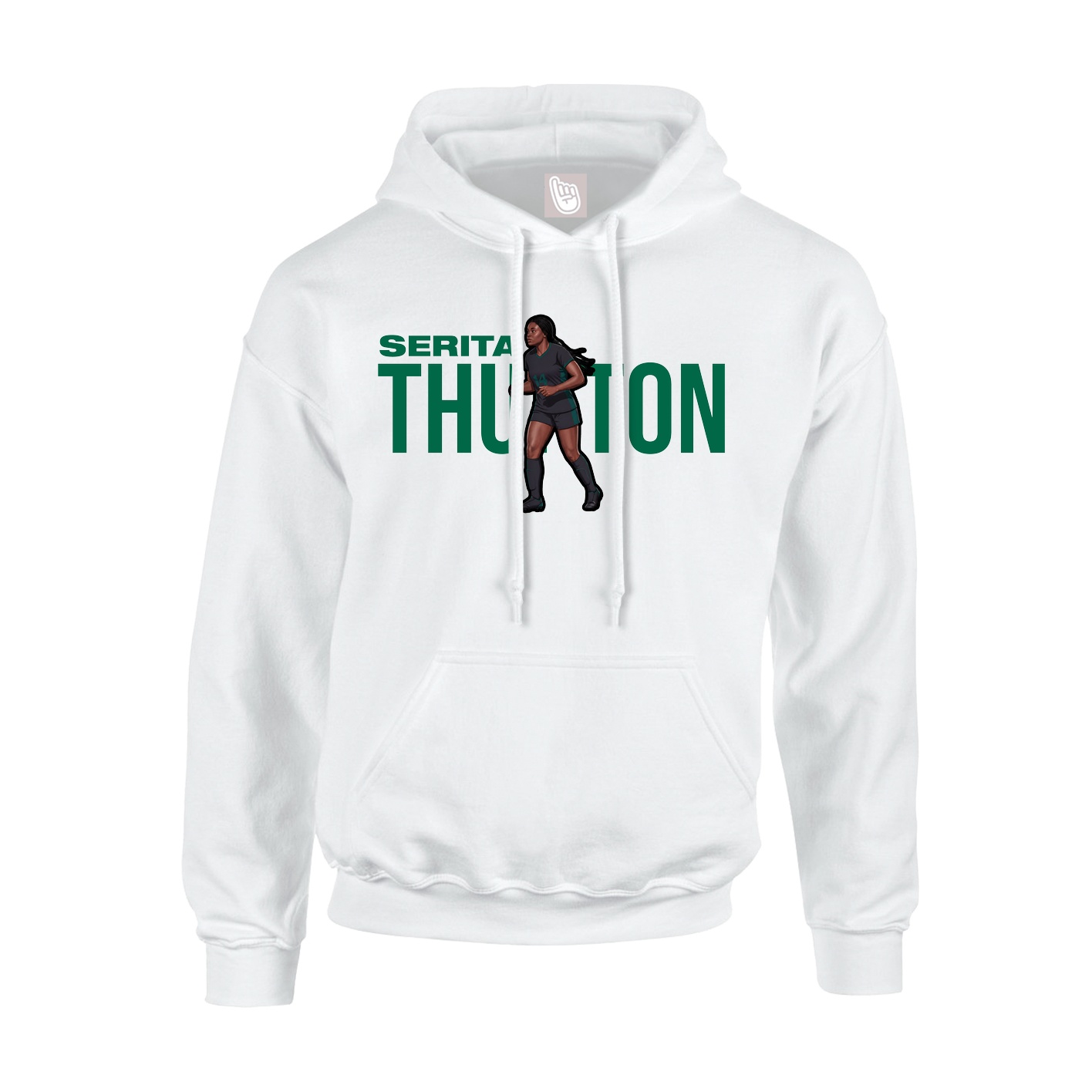 Hoodie — Player Name in White