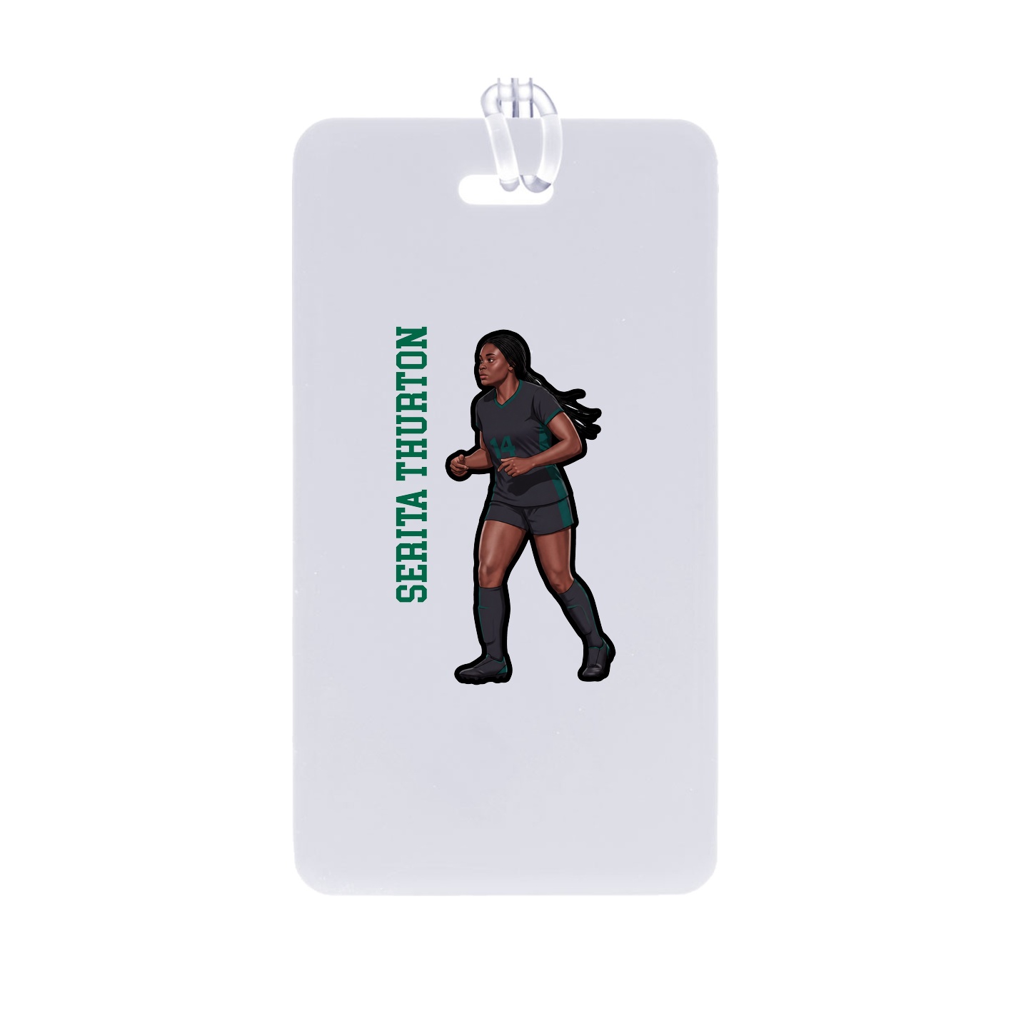 Bag Tag — Name Vertical in Classic