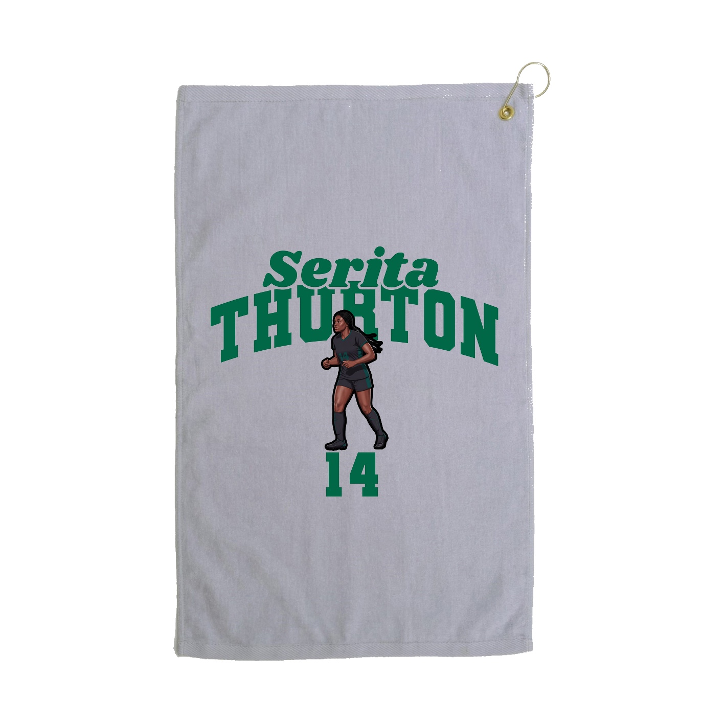 Golf Towel — Signature Arch in Grey