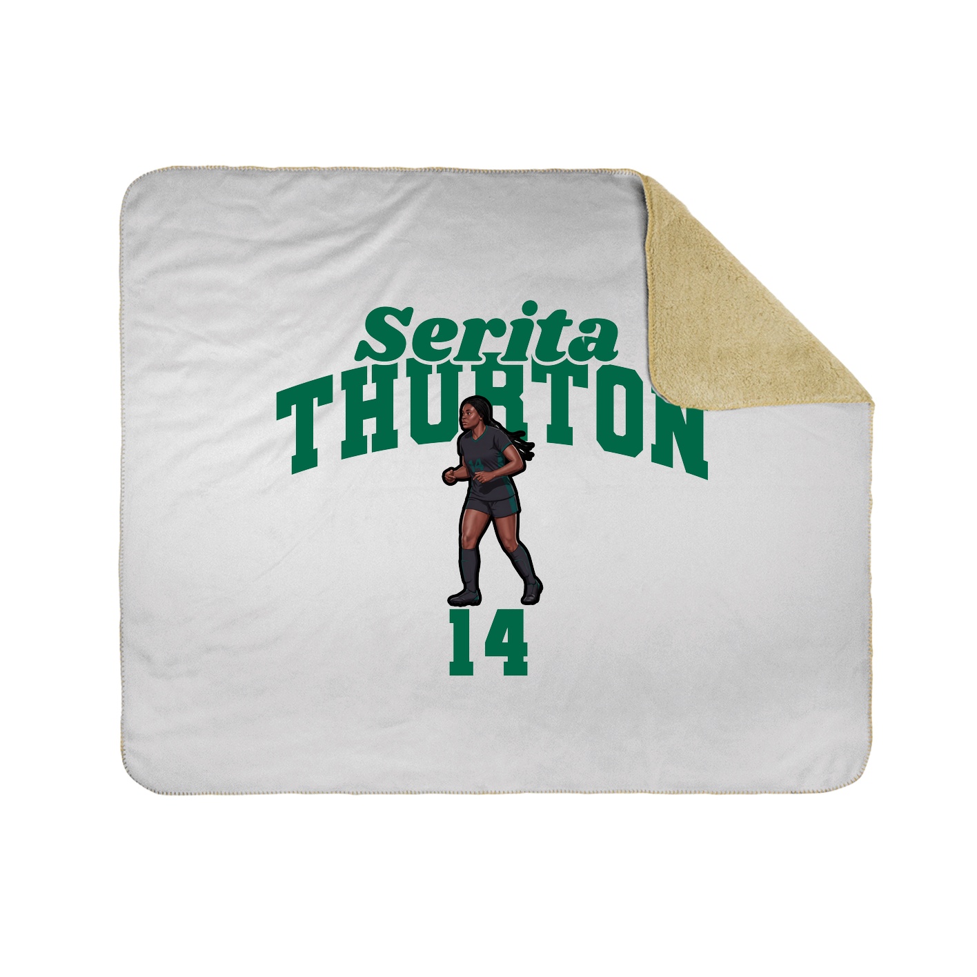 Throw Blanket — Signature Arch in White