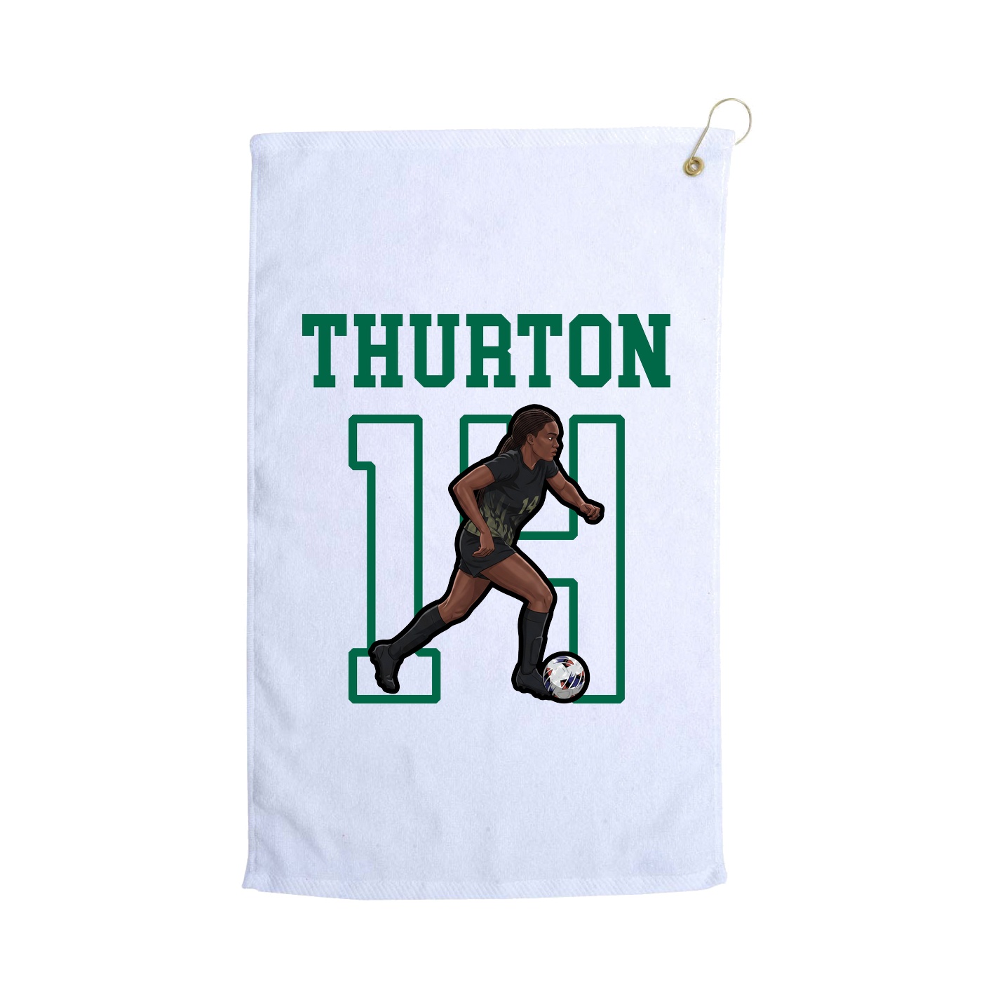 Golf Towel — Shirsey in White