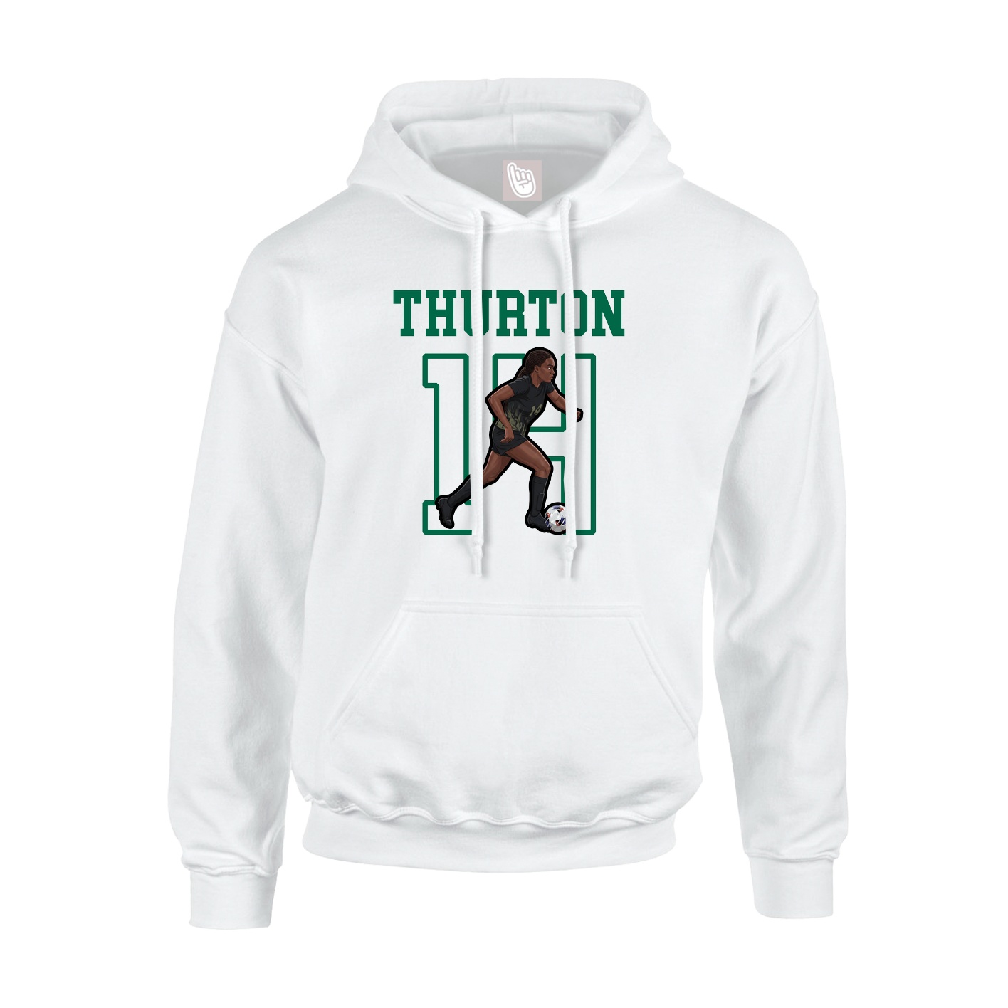 Hoodie — Shirsey in White