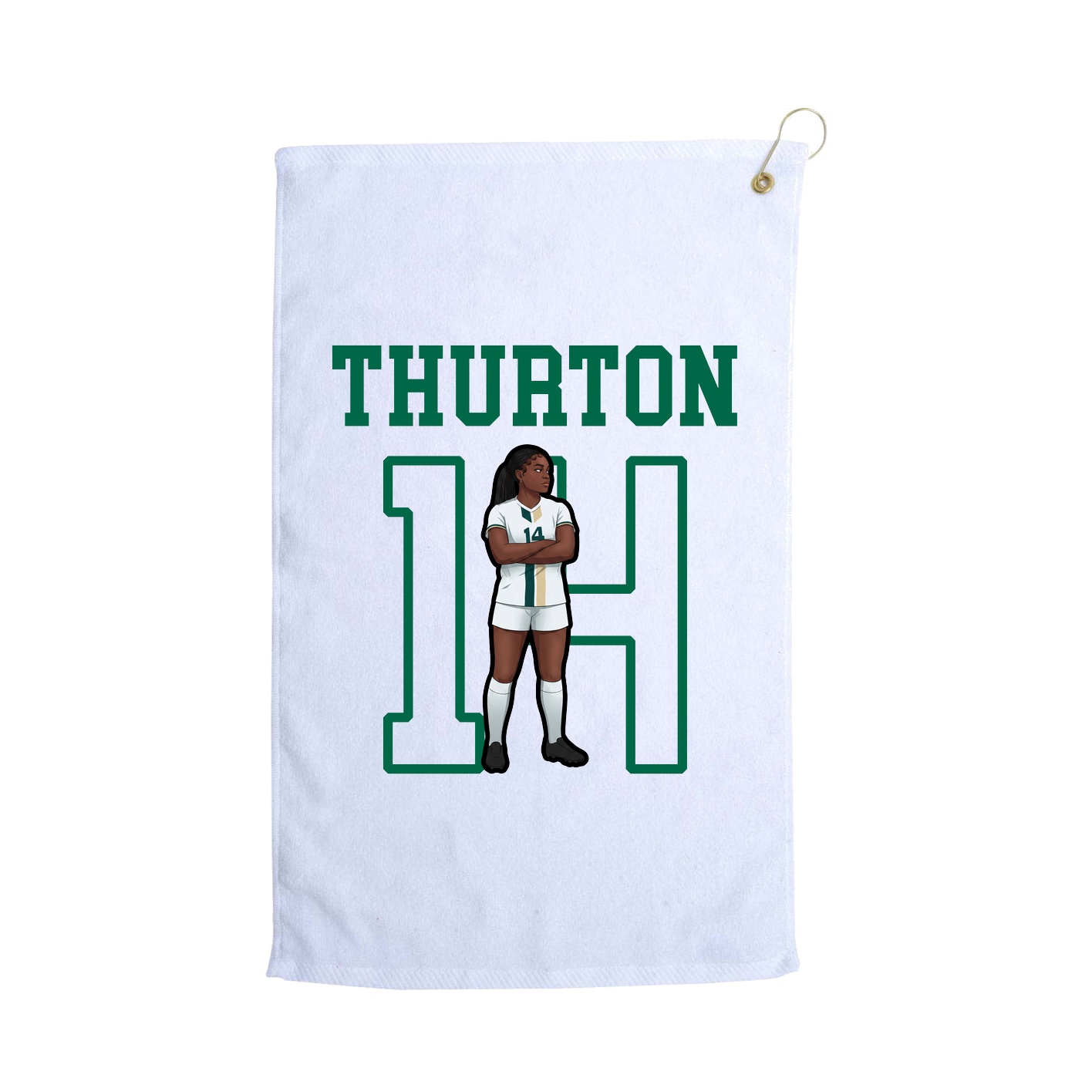 Golf Towel — Shirsey in White