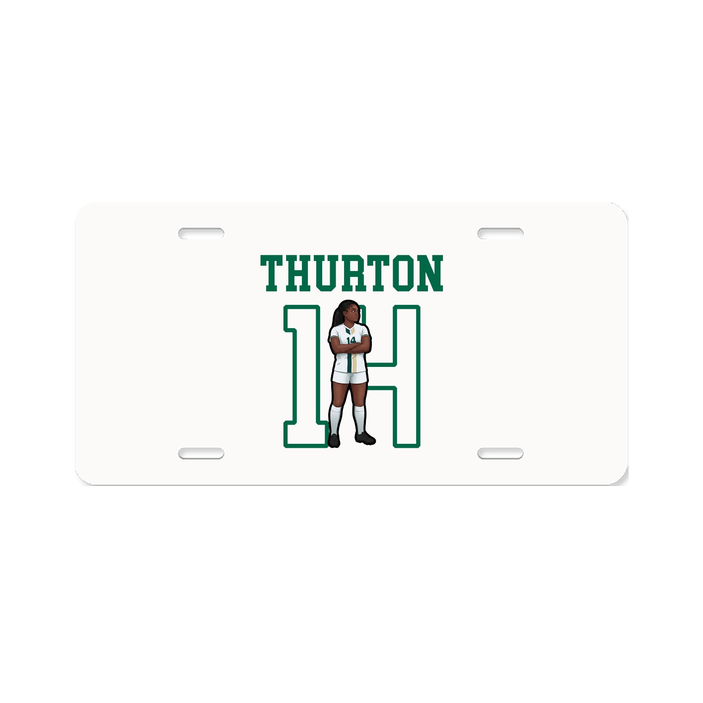 License Plate — Shirsey in Classic