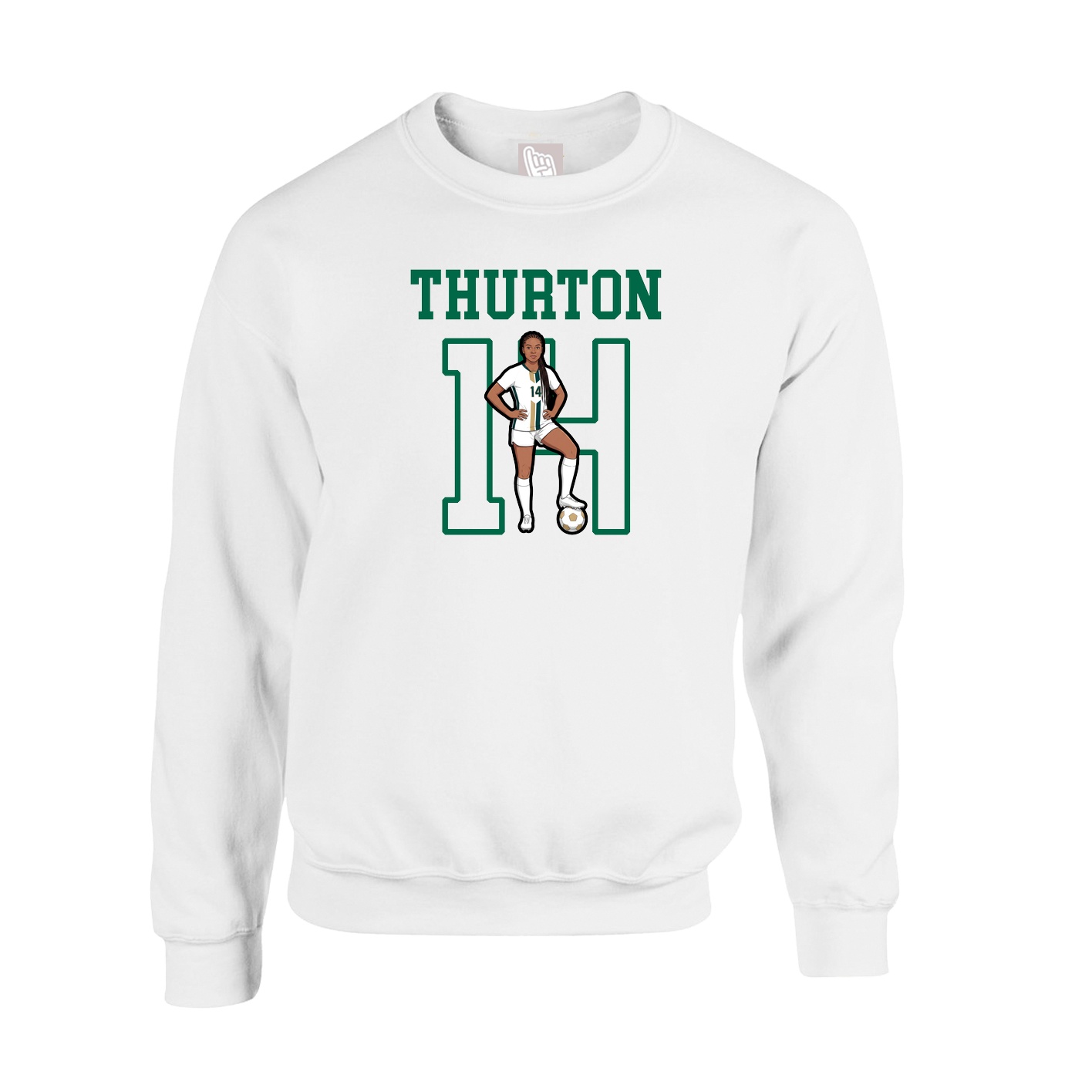 Fleece Crew — Shirsey in White