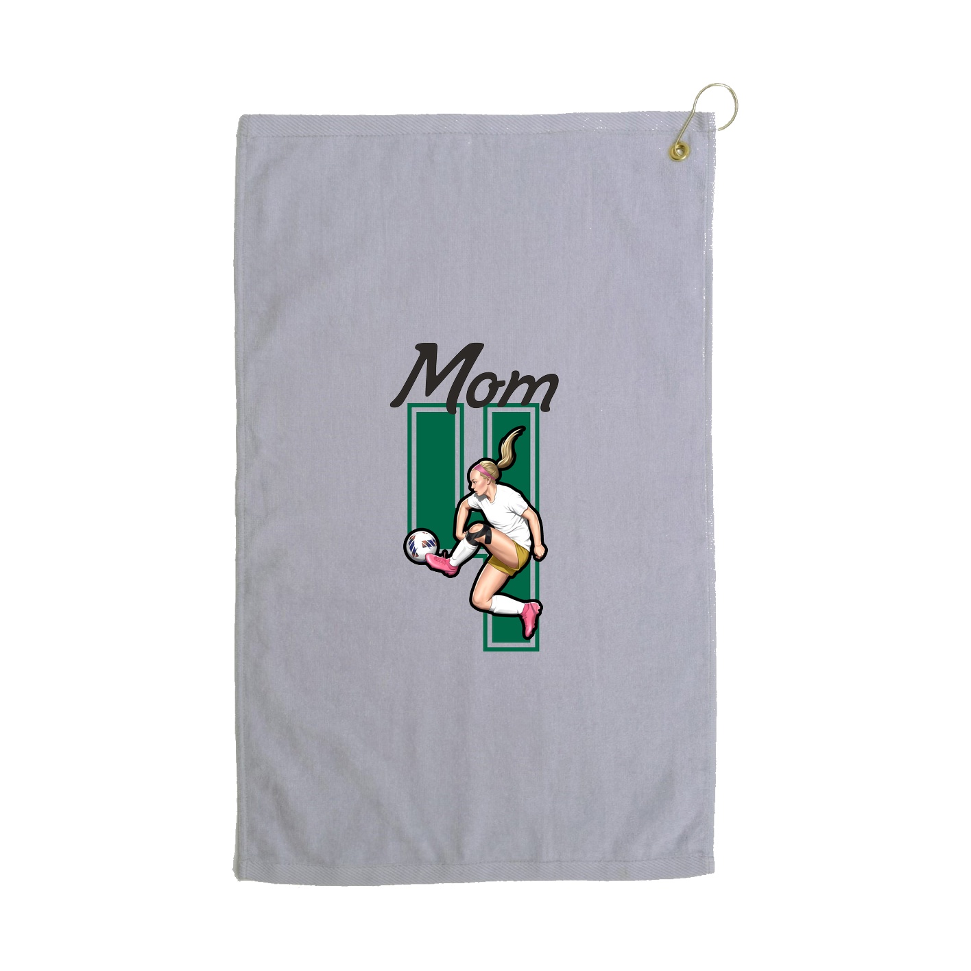 Golf Towel — Mothers Day Shirsey in Grey