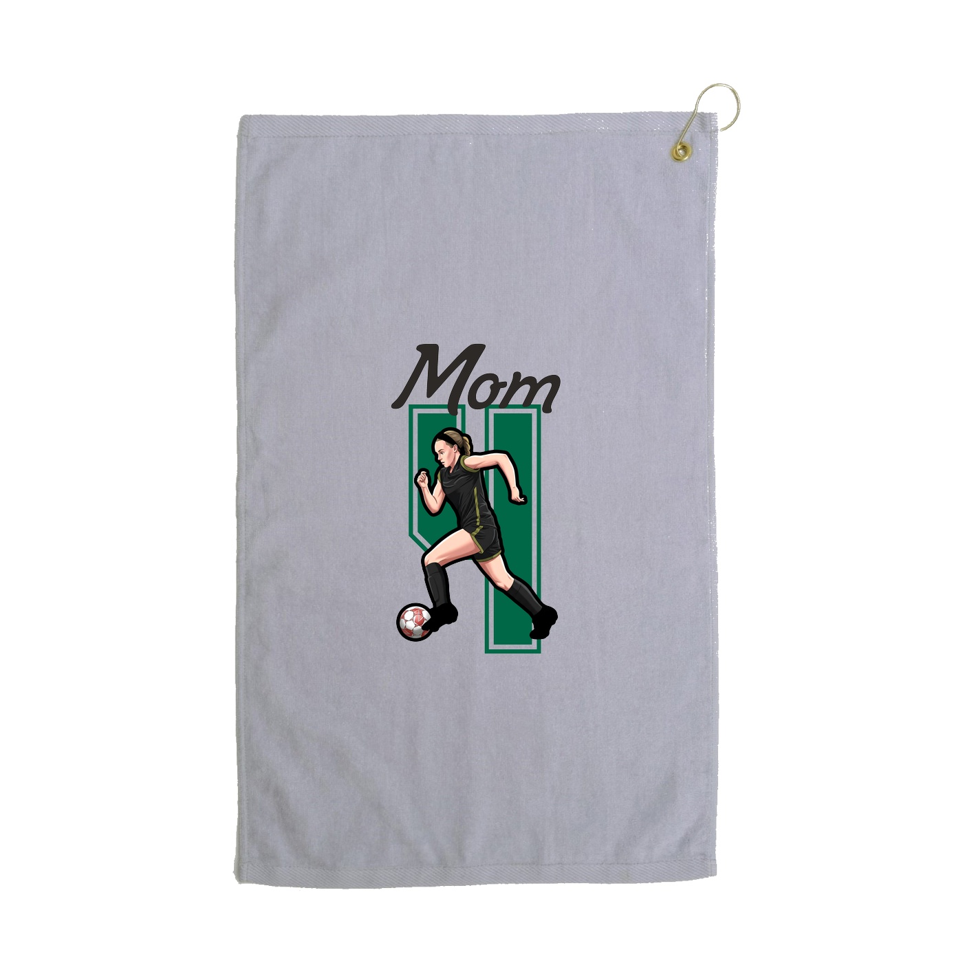 Golf Towel — Mothers Day Shirsey in Grey