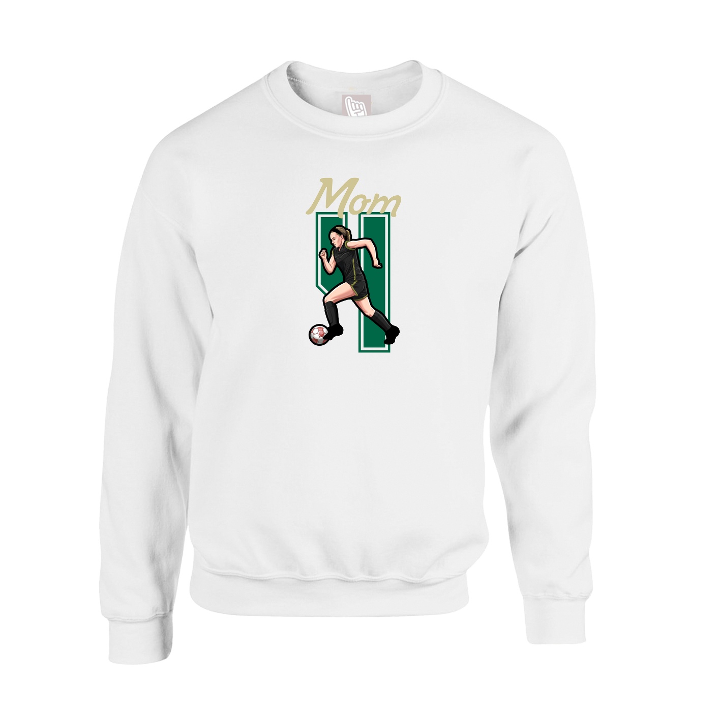 Fleece Crew — Mothers Day Shirsey in White
