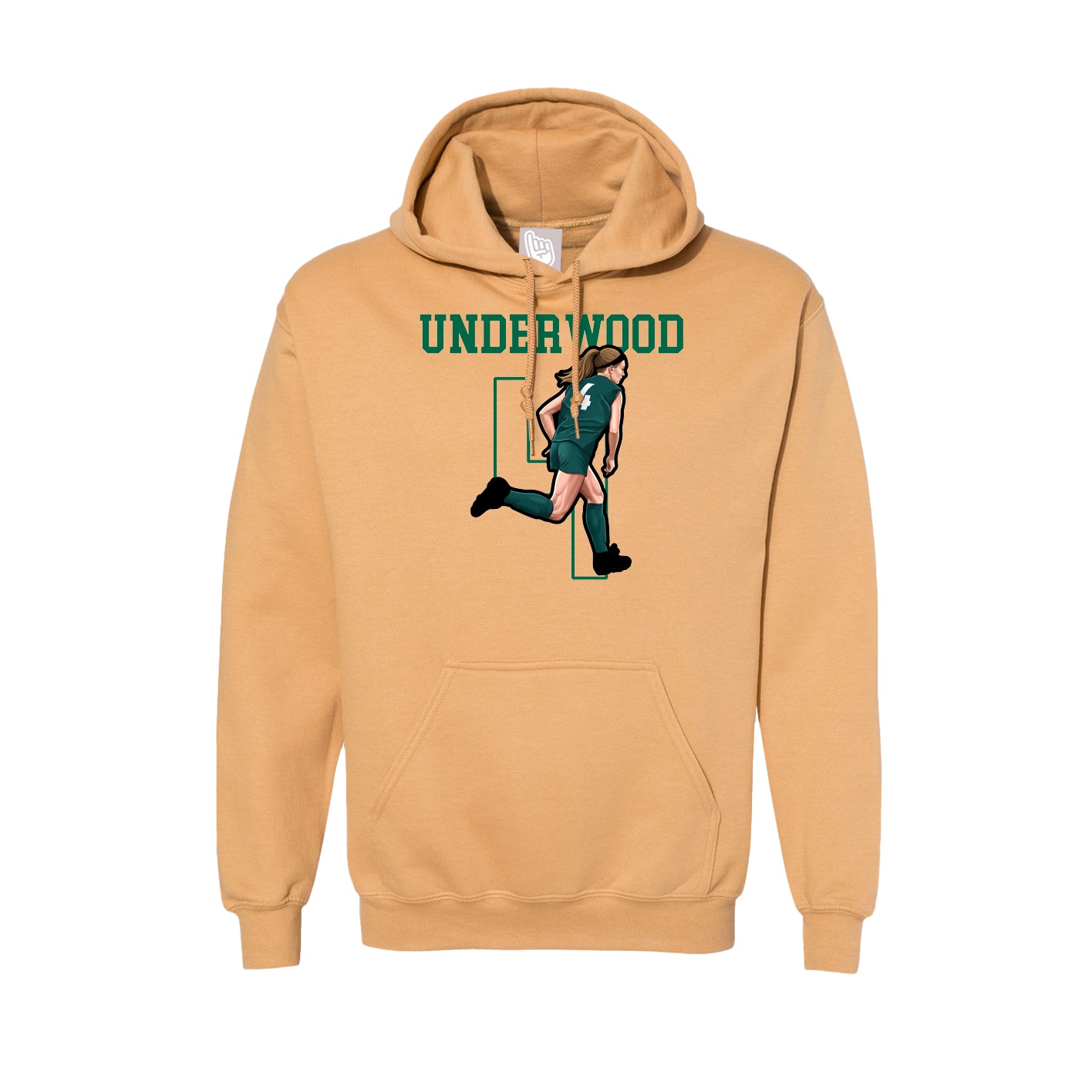 Hoodie — Shirsey in Vegas Gold