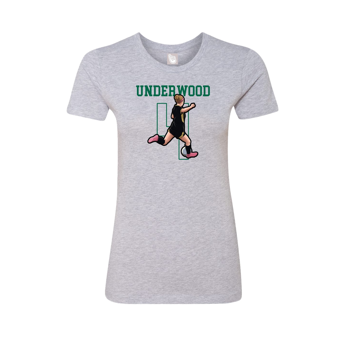 Fitted Women's Tee — Shirsey in Grey