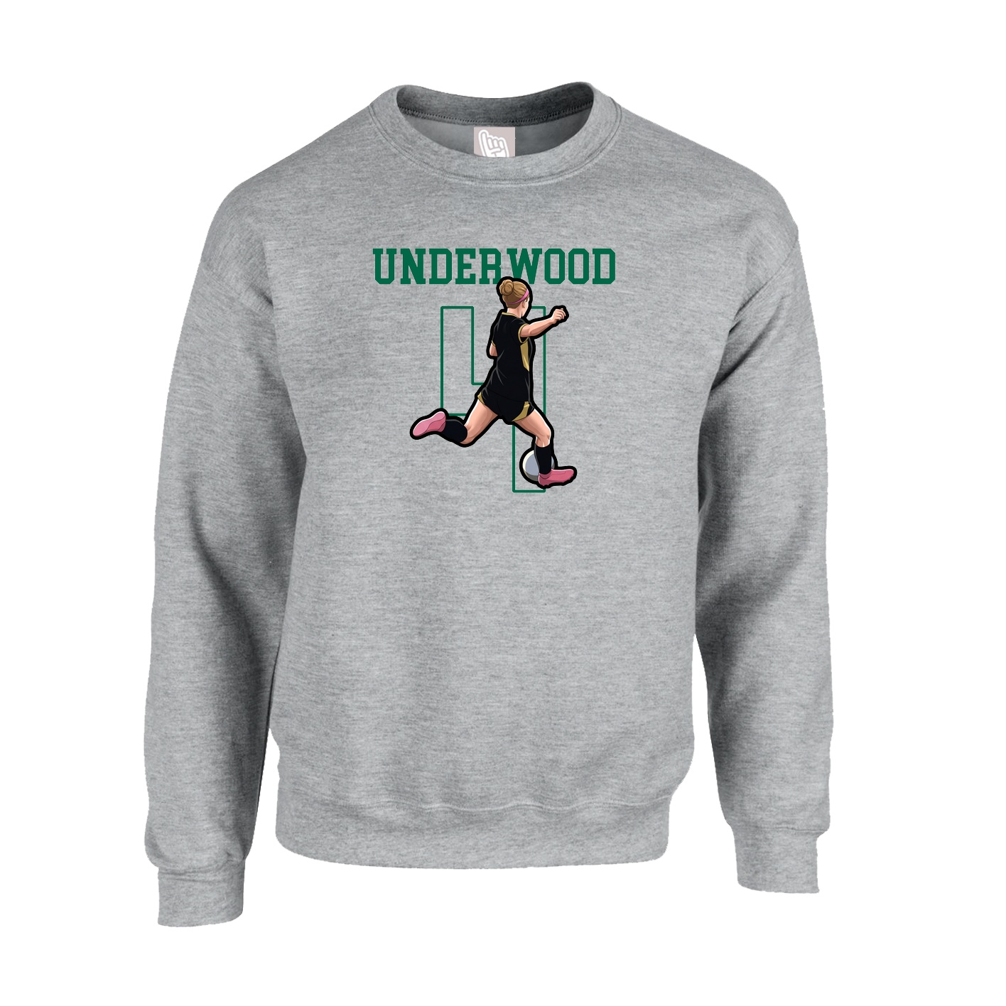 Fleece Crew — Shirsey in Grey