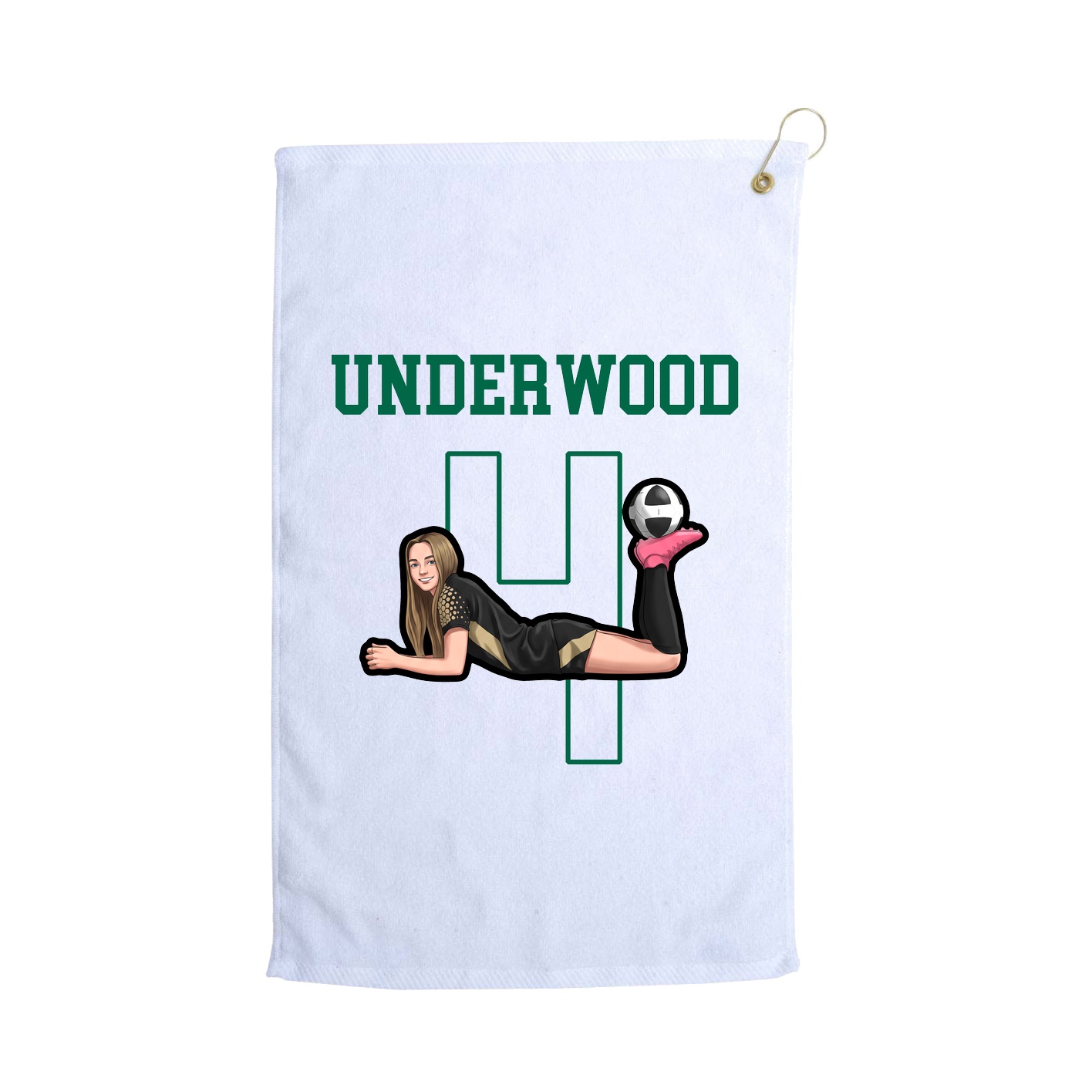 Golf Towel — Shirsey in White