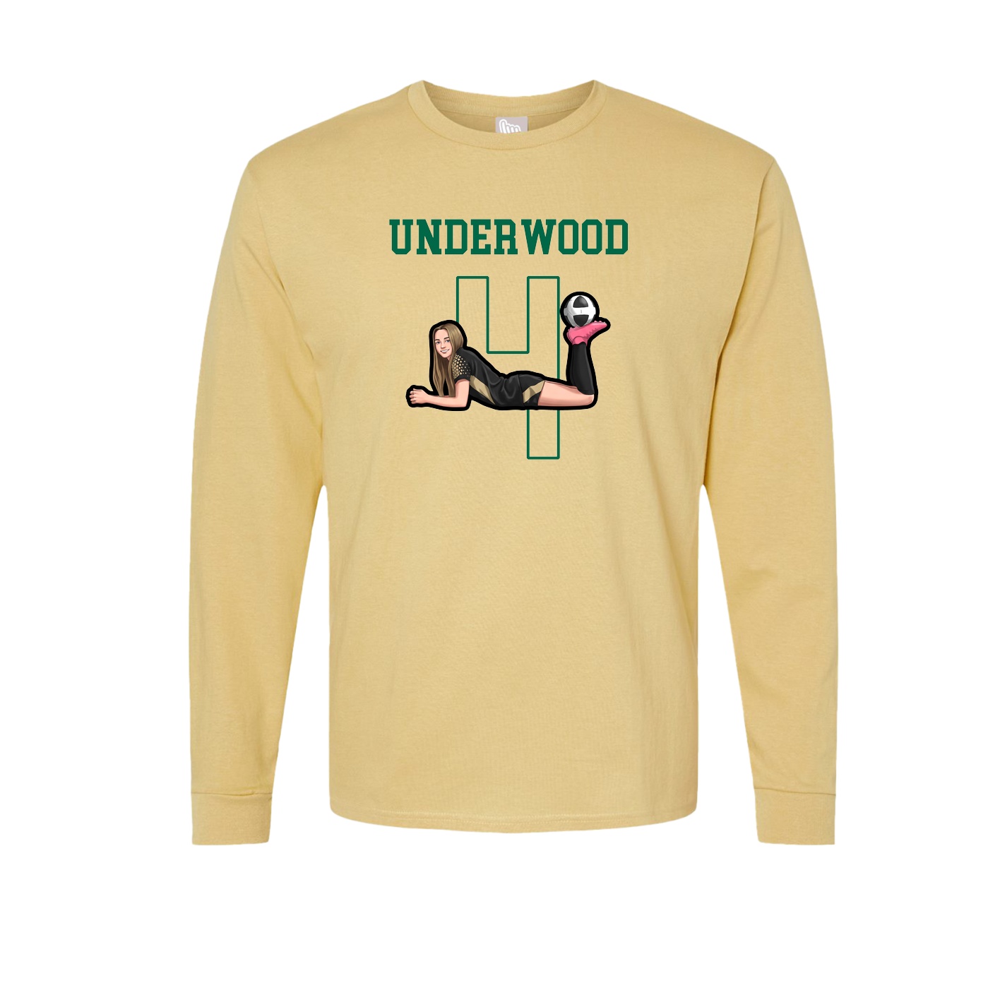 Long Sleeve Tee — Shirsey in Vegas Gold