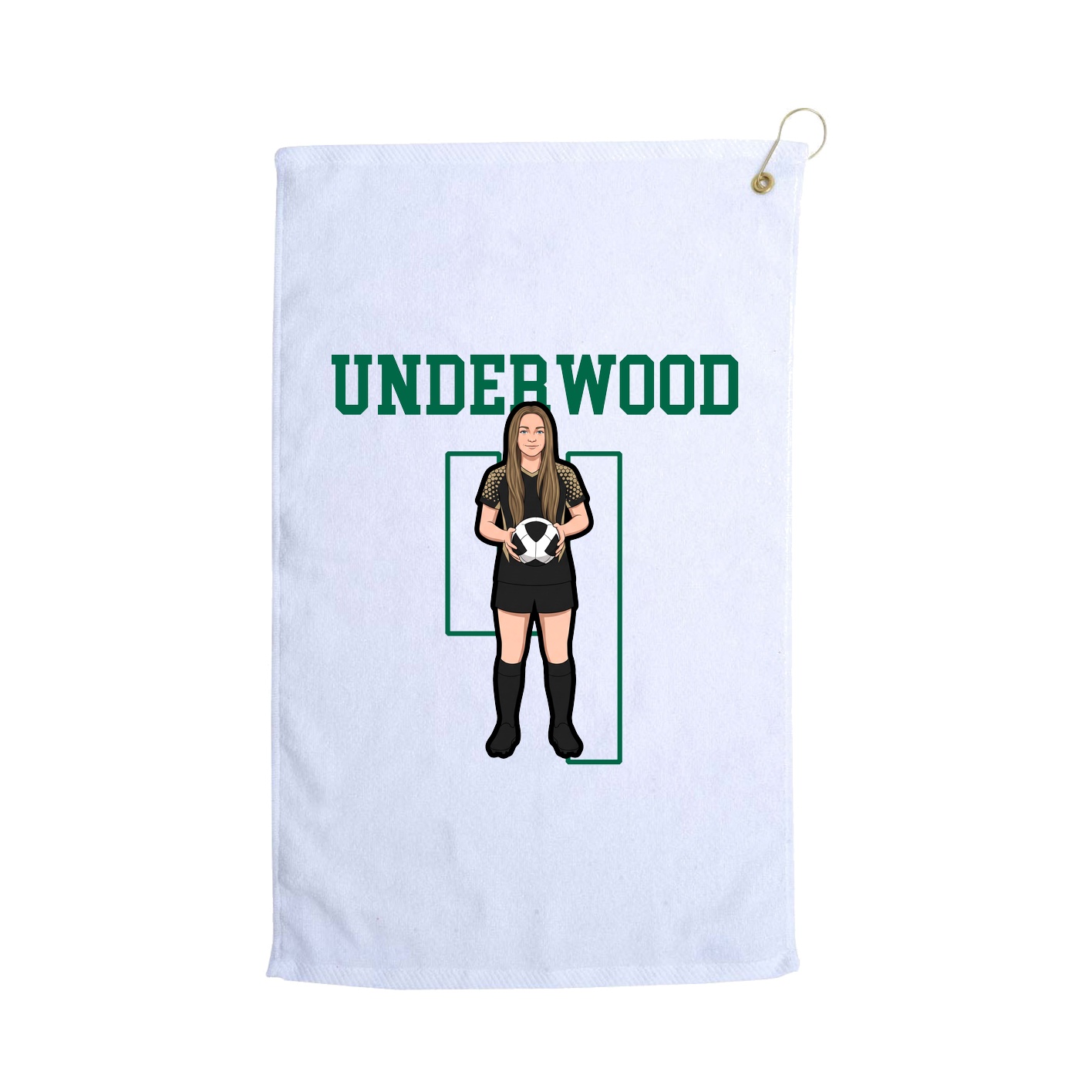 Golf Towel — Shirsey in White