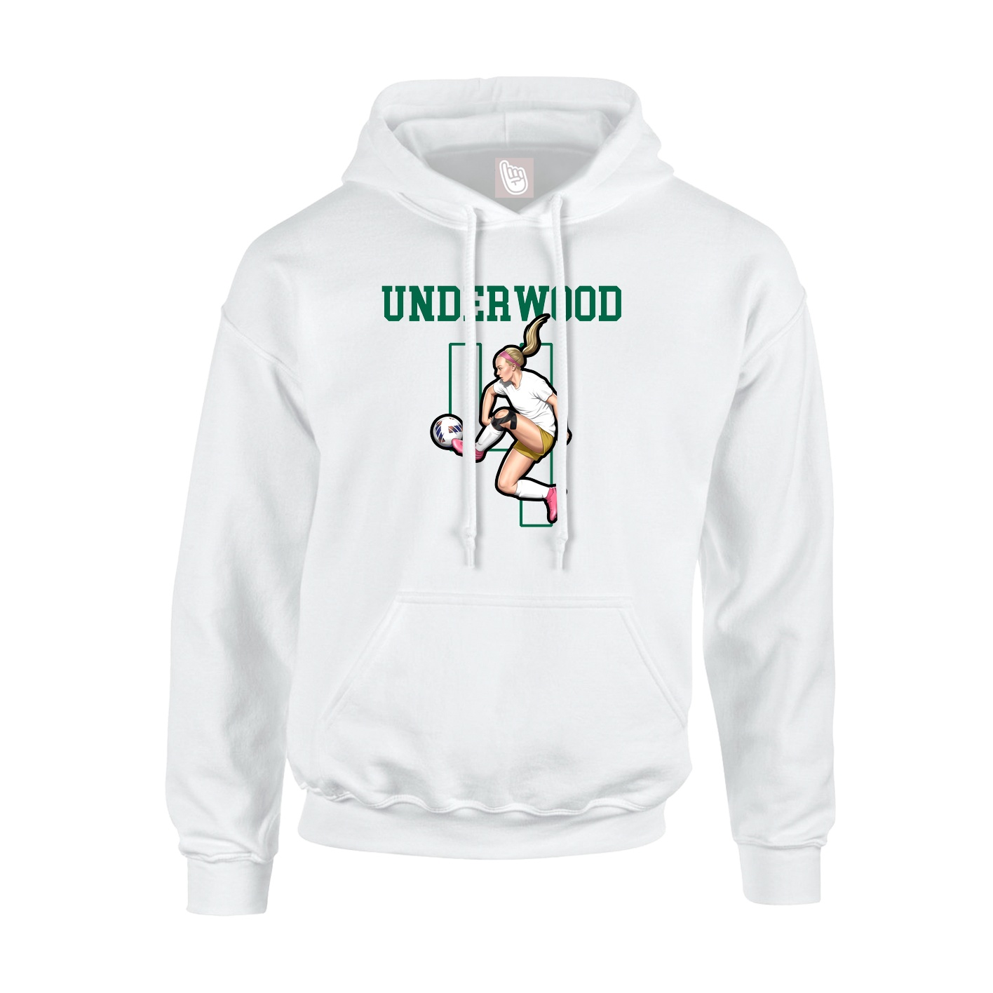 Hoodie — Shirsey in White