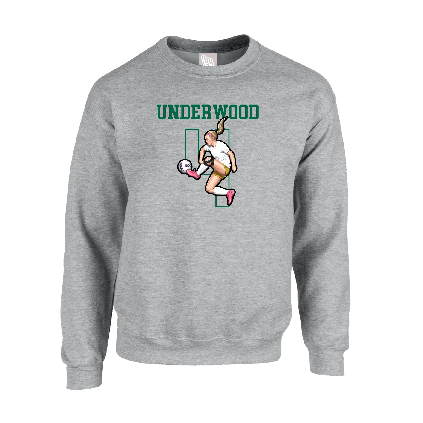 Fleece Crew — Shirsey in Grey